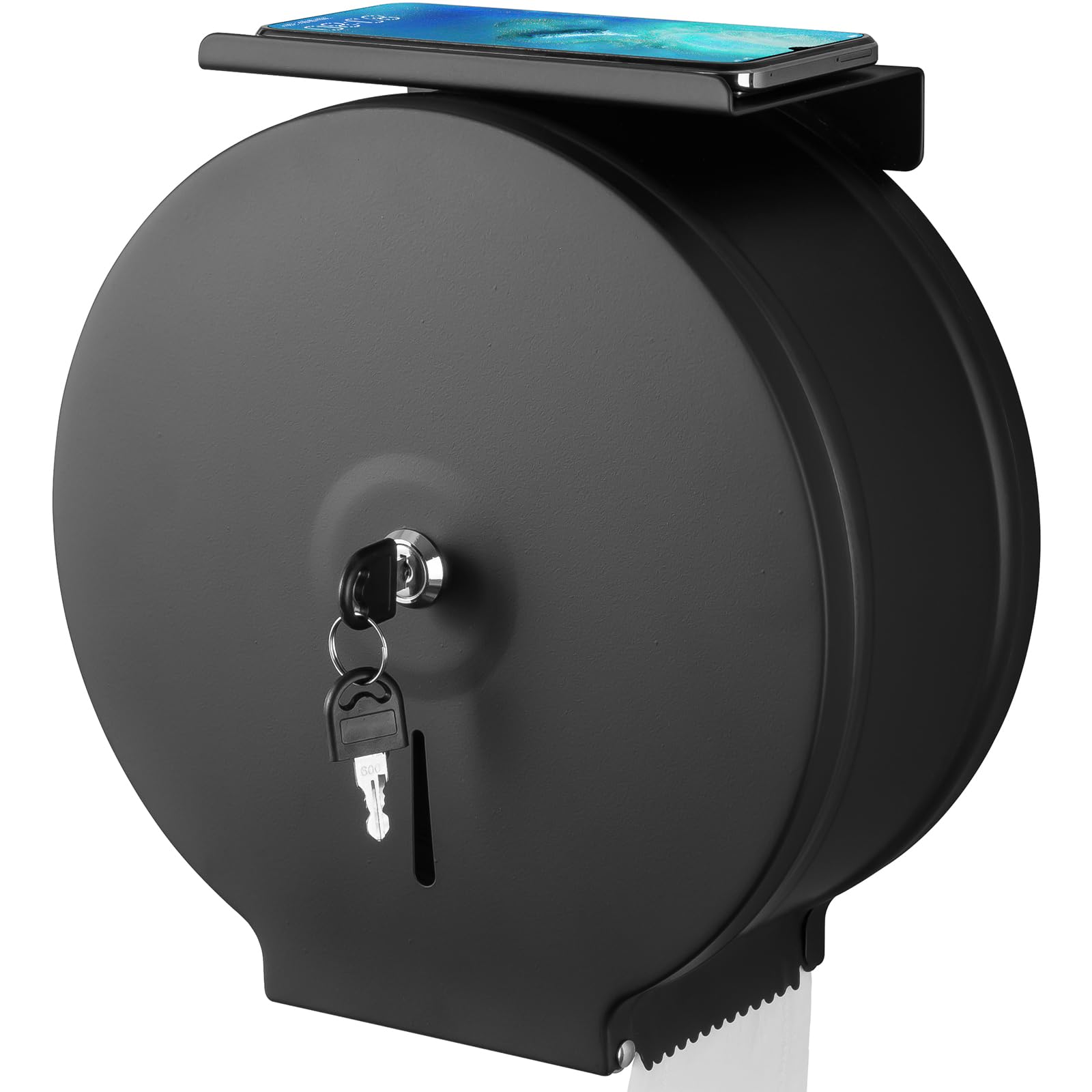 Gorlary Commercial Jumbo Toilet Paper Dispenser with Shelf