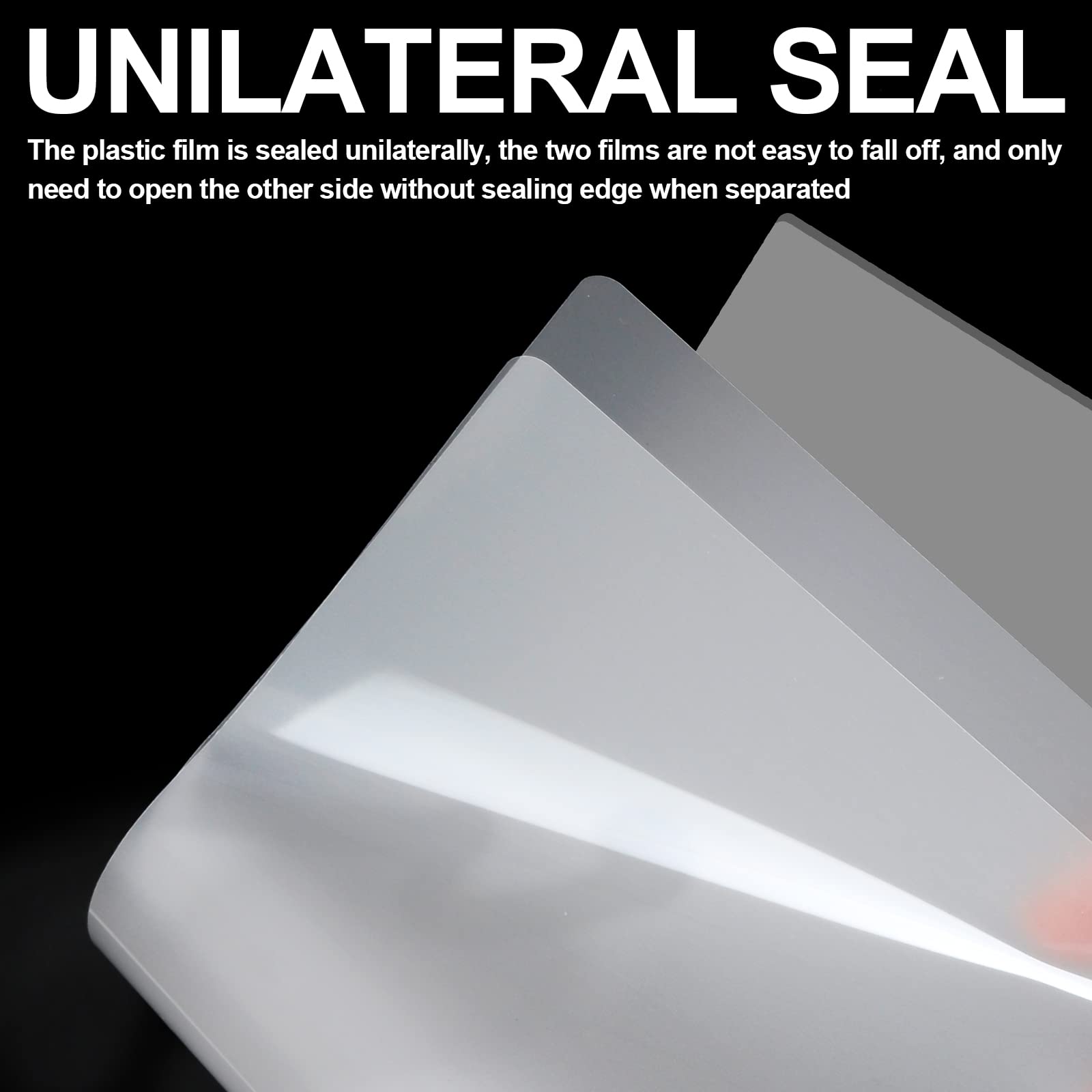 [100/200/300 Pack] Holds 8.5 x 11 Inch Sheets, 5Mil Clear Thermal Laminating Pouches 9 x 11.5 Inch