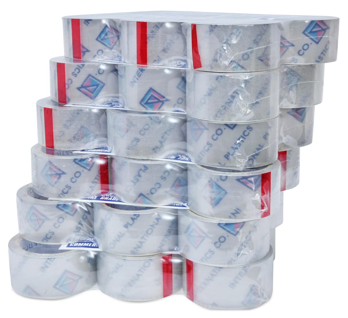 Heavy Duty Packing Tape Refill, 1.88 Inch x 60 Yards, 6 & 12 Rolls, 3" Core