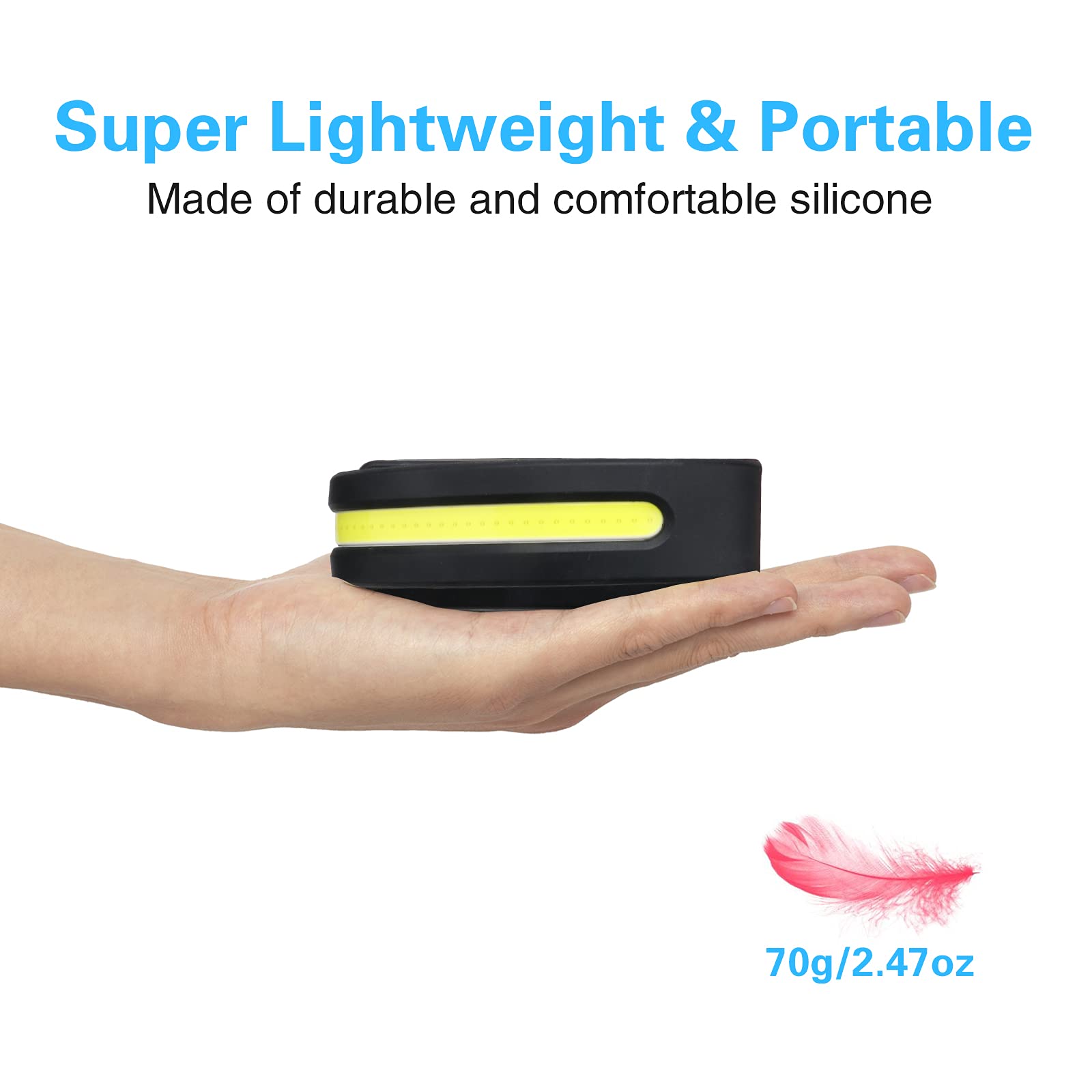 [1 / 2 Packs] Rechargeable Headlamps, Bright LED Headlamp Flashlight 1000 Lumen