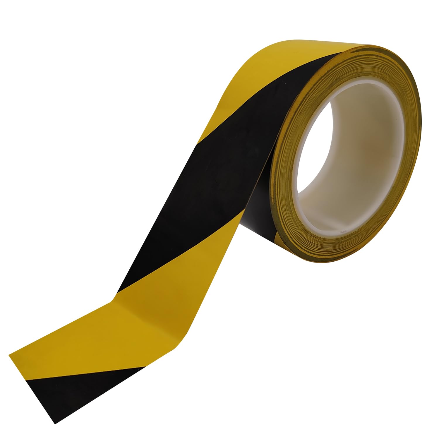 [1 Roll] Black & Yellow Hazard Warning Safety Stripe Tape 2" x 100ft