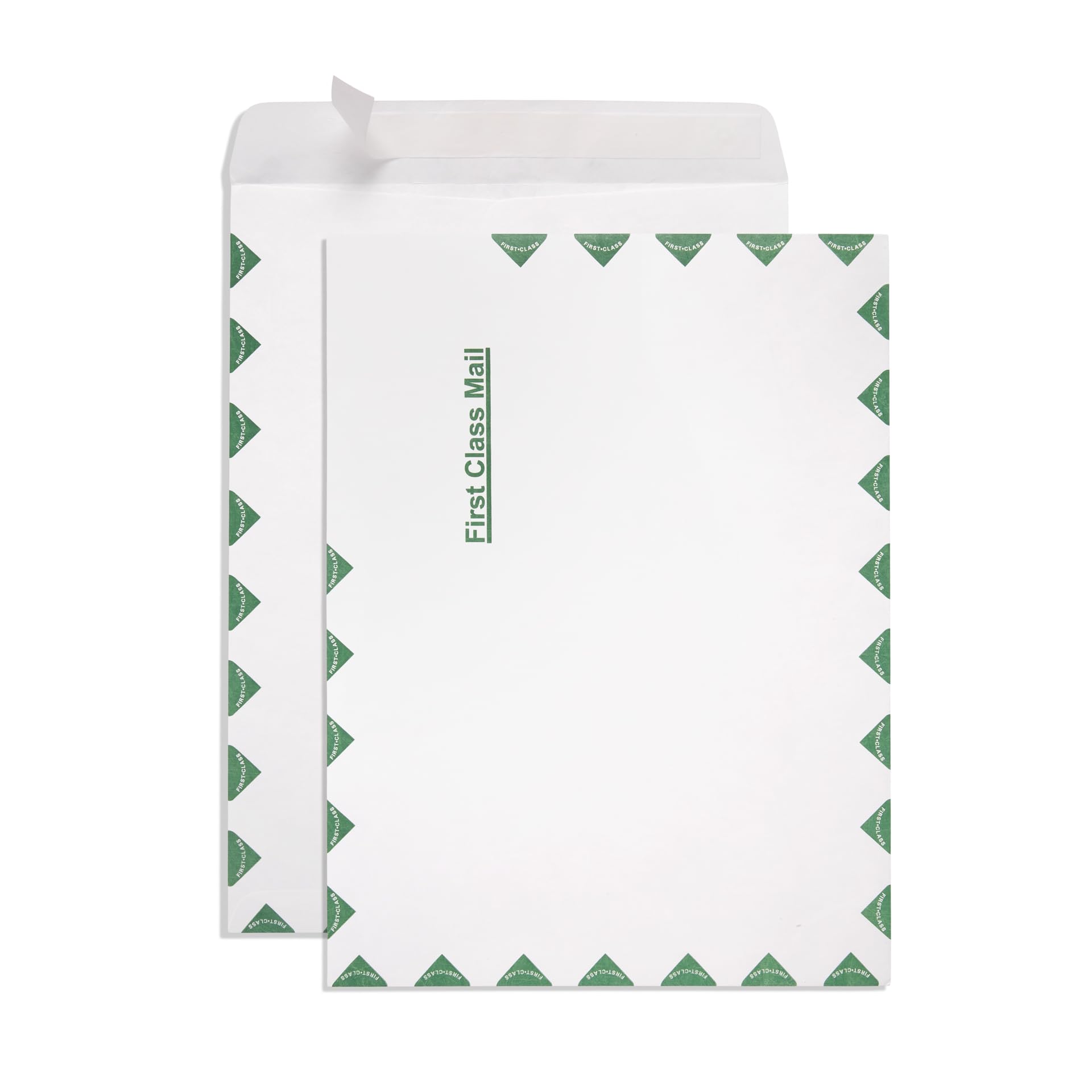 [100 Pack] First-Class Tyvek Envelopes, 10 x 13 Peel & Seal Envelopes