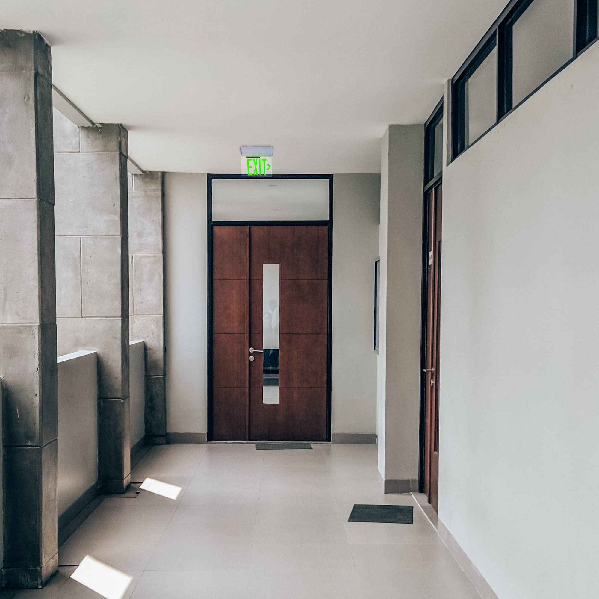 Led Exit Sign, Emergency Light up Exit Sign - 1, 2 Pack