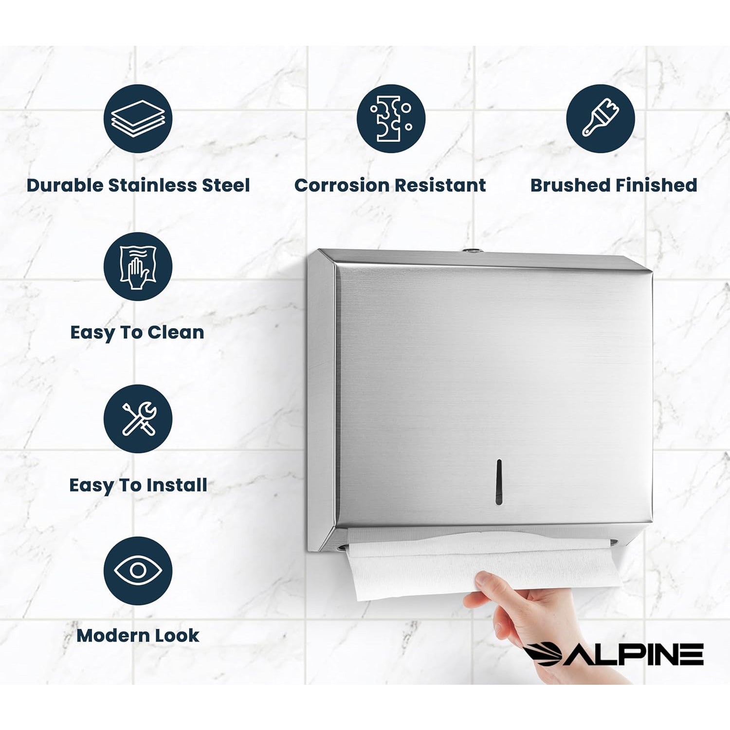 Commercial Paper Towel Dispenser Wall Mount