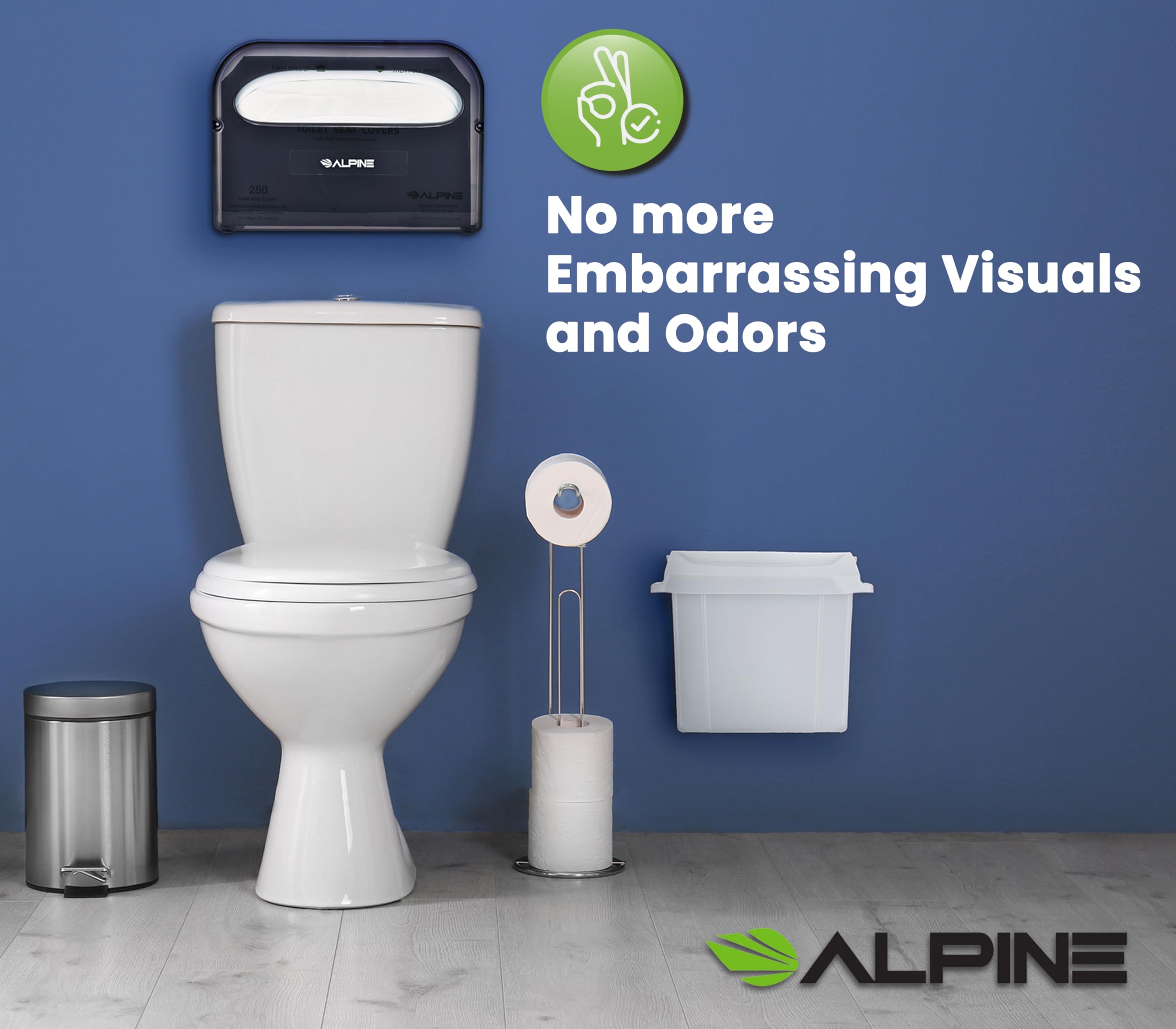 Sanitary Napkin Receptacle - Feminine Hygiene Disposal Container