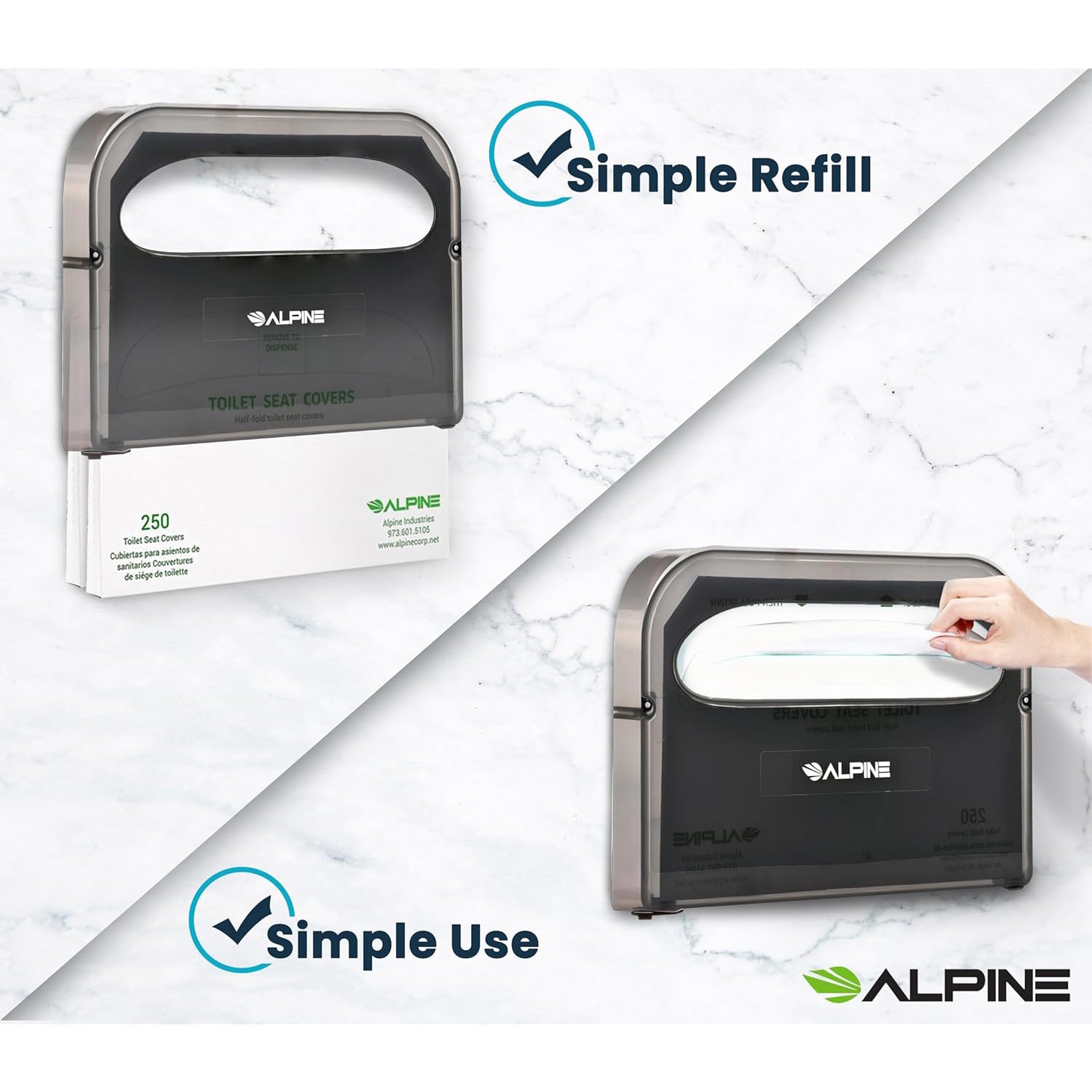 Wall Mount Toilet Seat Cover Dispenser