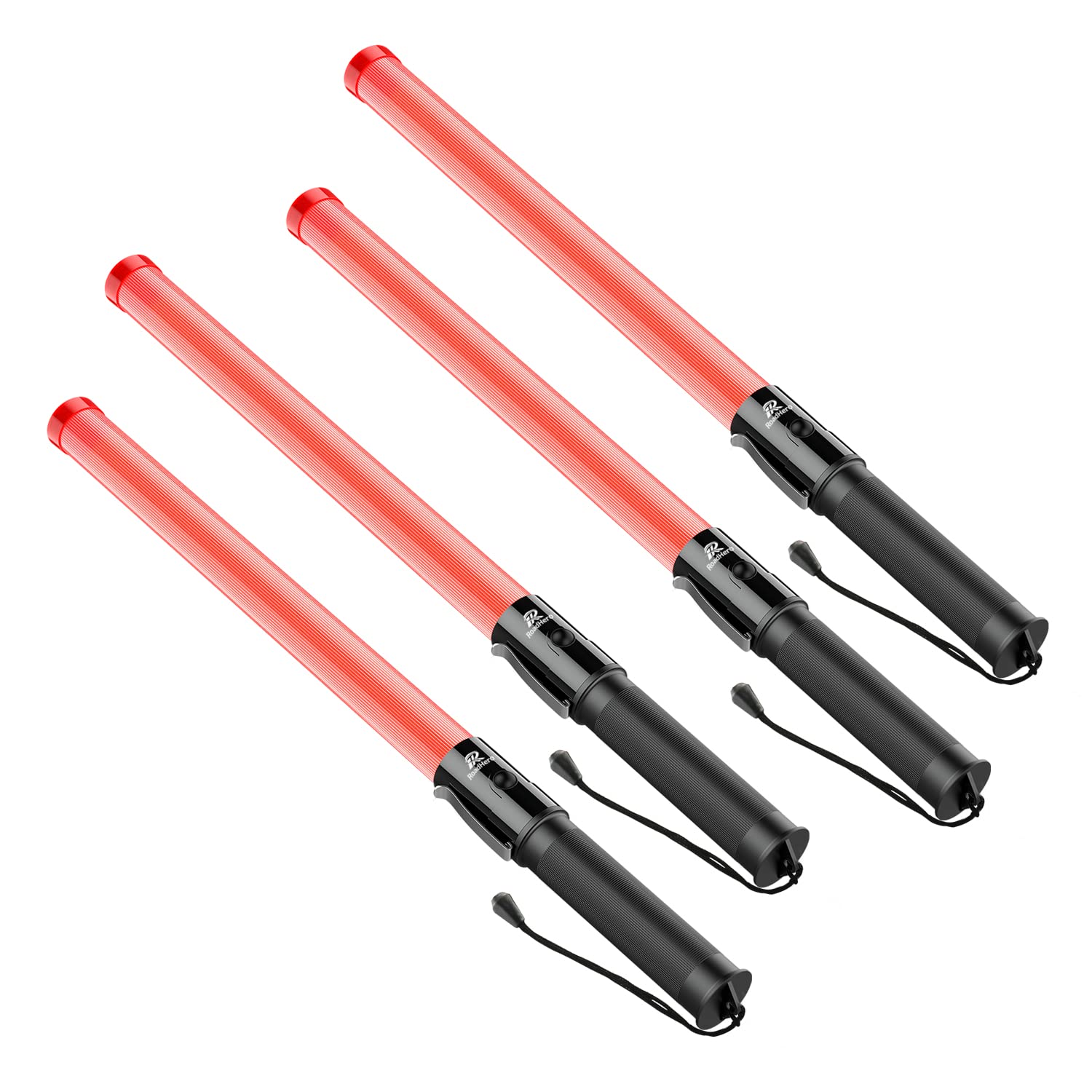 [2 / 4 Pack] Traffic Wand, 21 Inch Led Traffic Control Baton