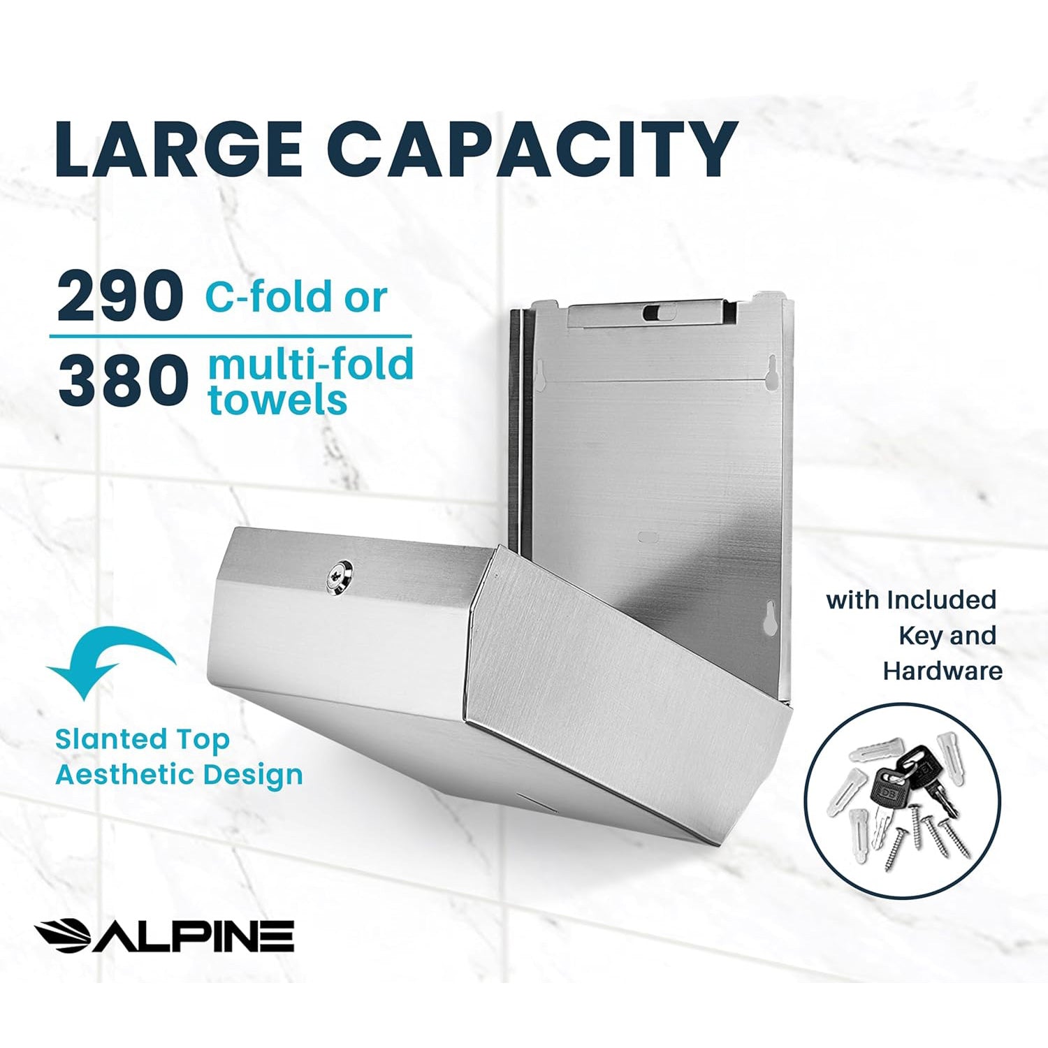 Commercial Paper Towel Dispenser Wall Mount