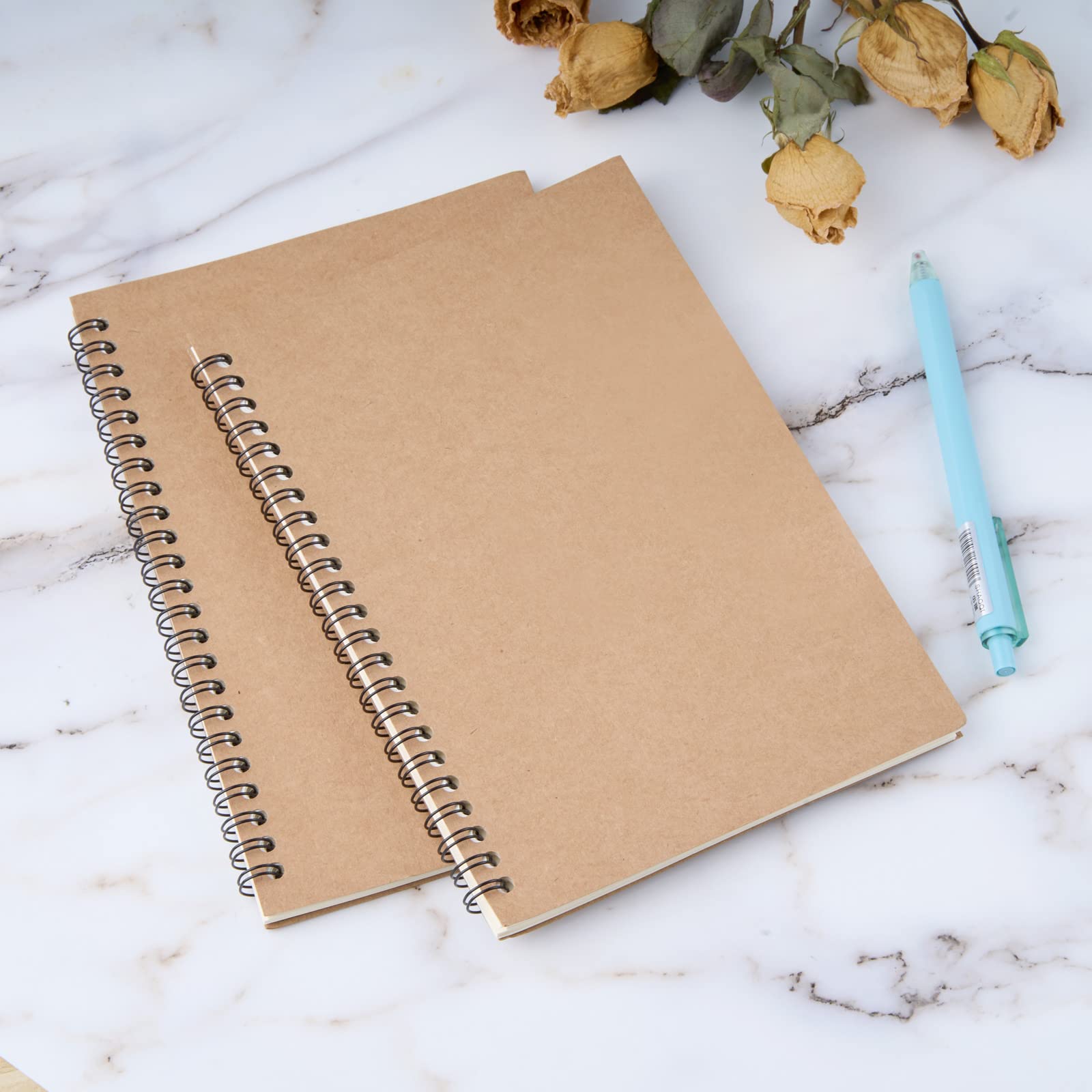 48 Pack A5 Spiral Notebook College Ruled Spiral Bulk, 100 Pages, 8.3 x 5.5 Inches