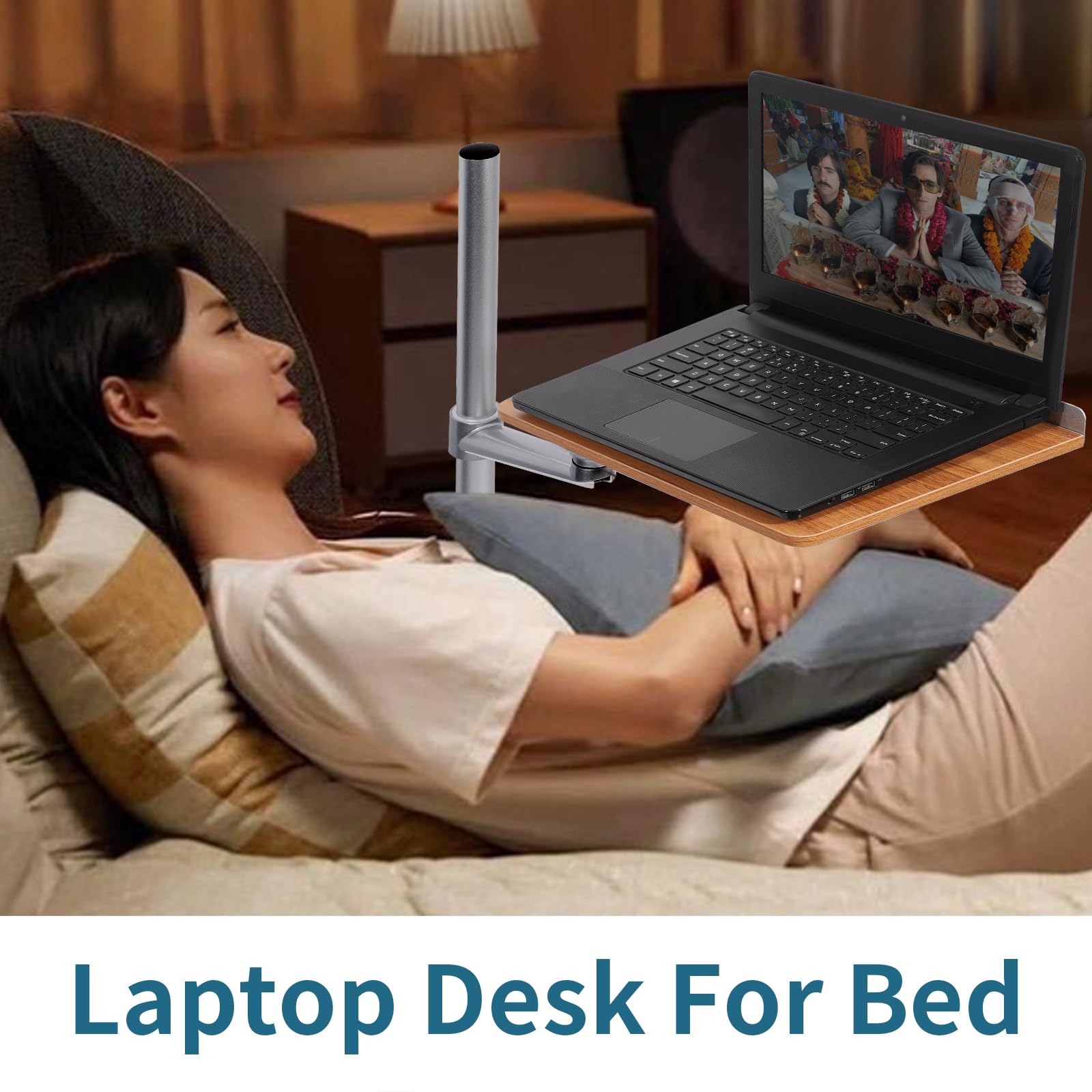 [1 PC] Adjustable Laptop and Tablet Stand with Tripod Base