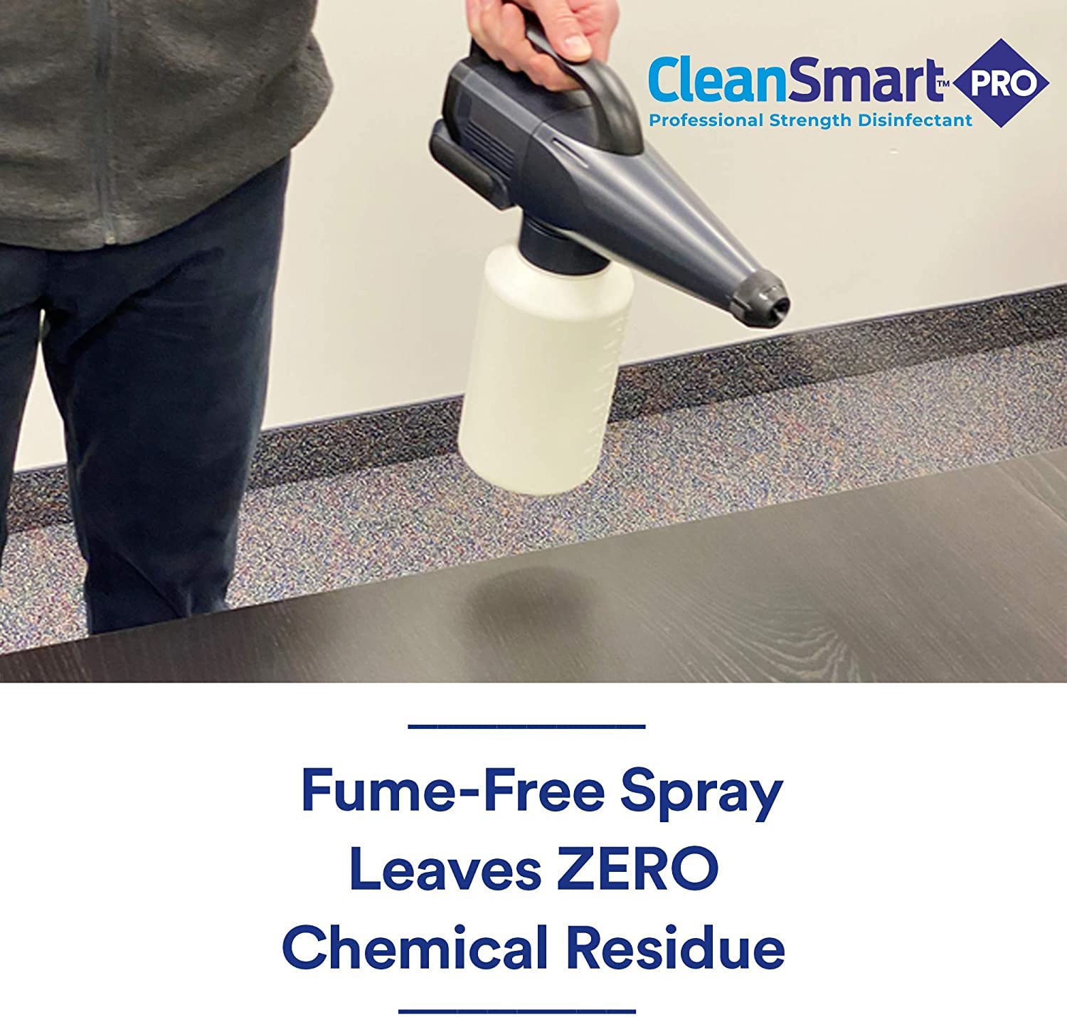 CleanSmart Disinfectant, Kills 99.9% of Viruses and Bacteria, EPA Registered, 1 Gallon (HOCL) - 1 & 4 Pack