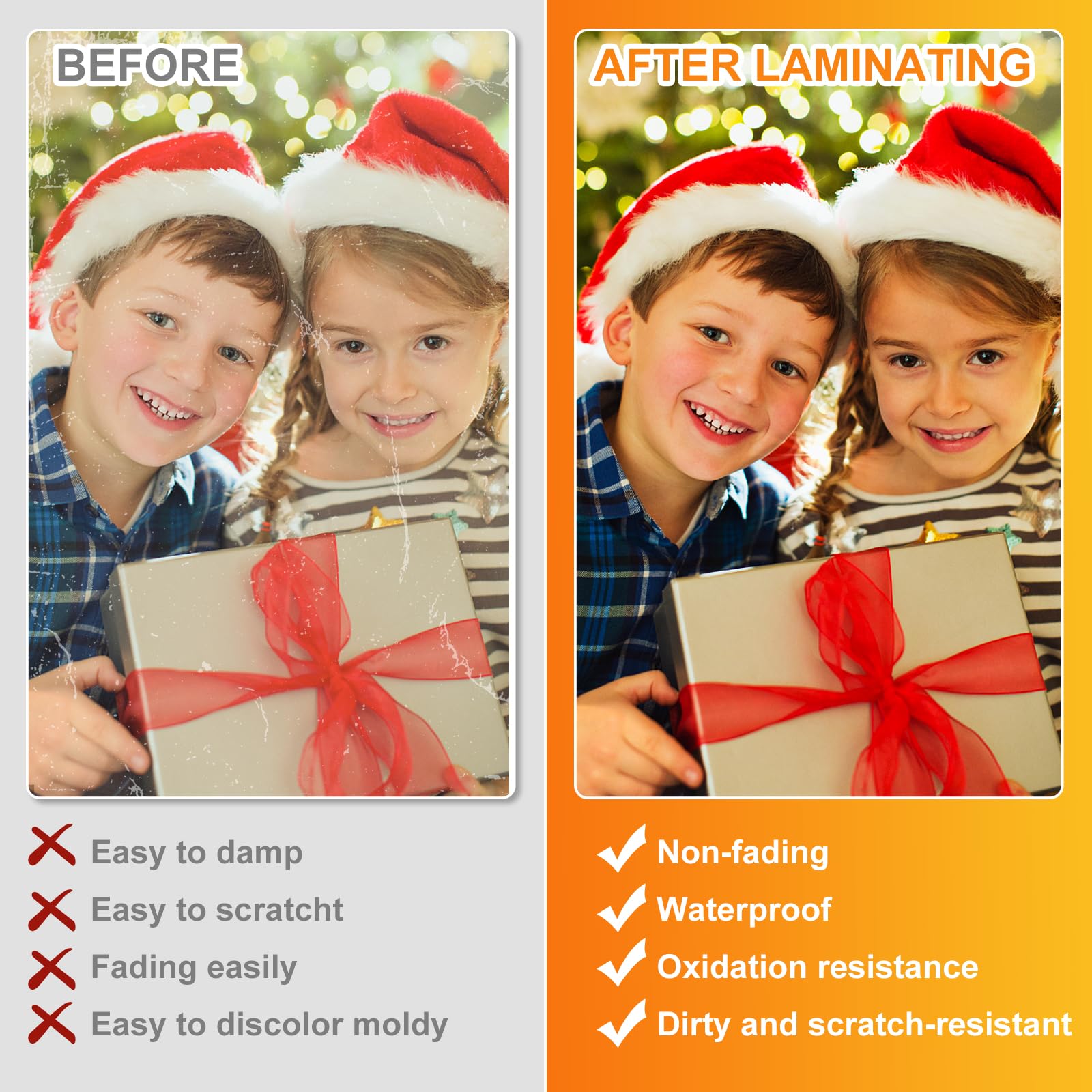 [150/300/500 Pack] Thermal Laminating Pouches, 3 Mil,9 x 11.5 Inches