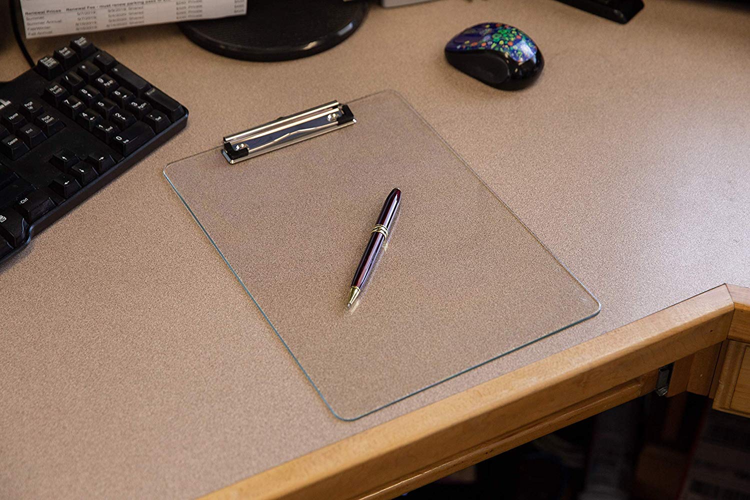 Plastic Clipboards (Set of 6 or 12) Transparent Clipboard (Clear) Strong 12.5 x 9 Inch