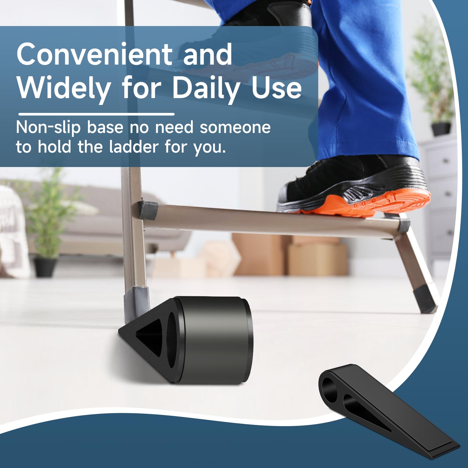 Door Stopper, Heavy Duty Door Wedge Holder Blocker for Bottom