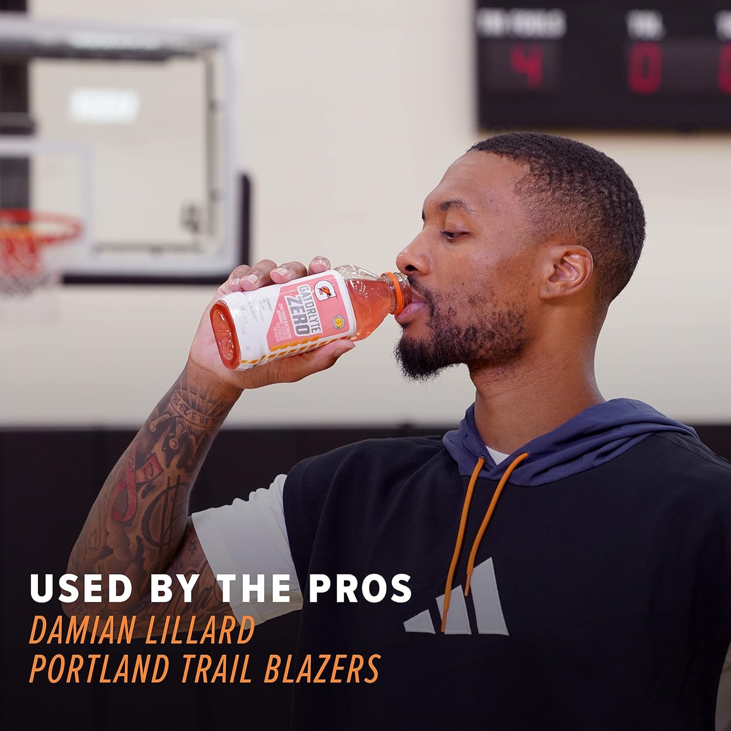 [12 Bottles] Gatorlyte Zero, Fruit Punch, Zero Sugar Hydration, 20 Fl Oz