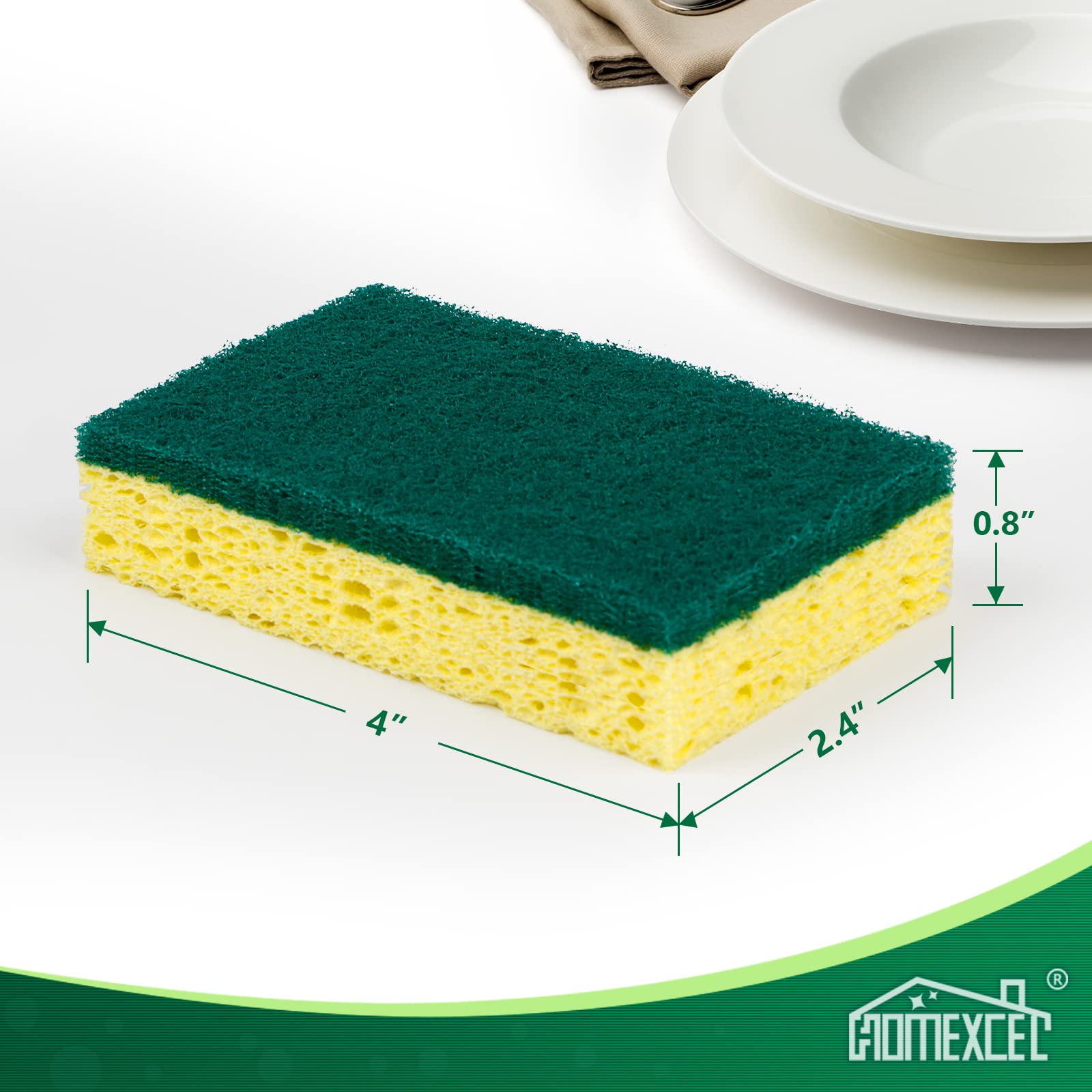 Heavy Duty Scrub Sponges Kitchen 12pcs/24pcs