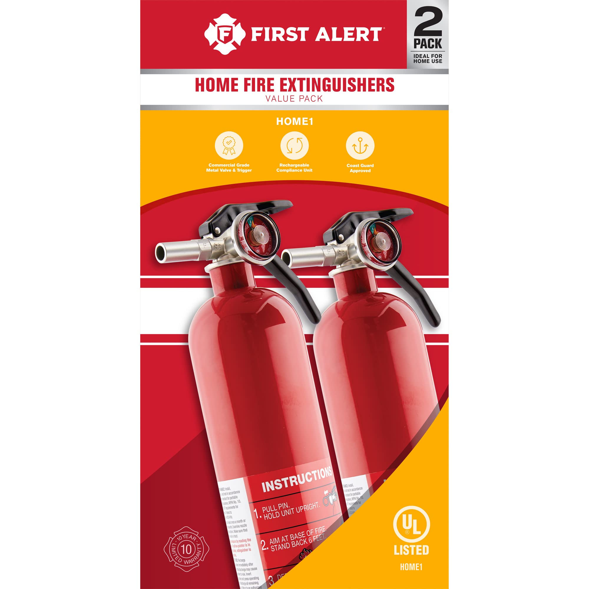 First Alert Home1-4, First Alert Standard Home Fire Extinguisher