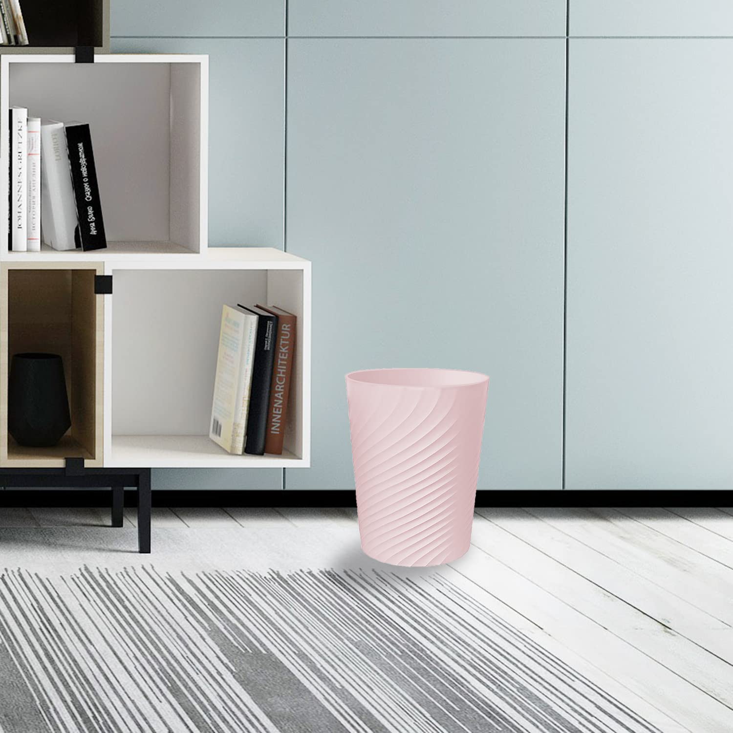 1.8 Gallon Small Trash Can Wastebasket Recycling Bin Slim Profile