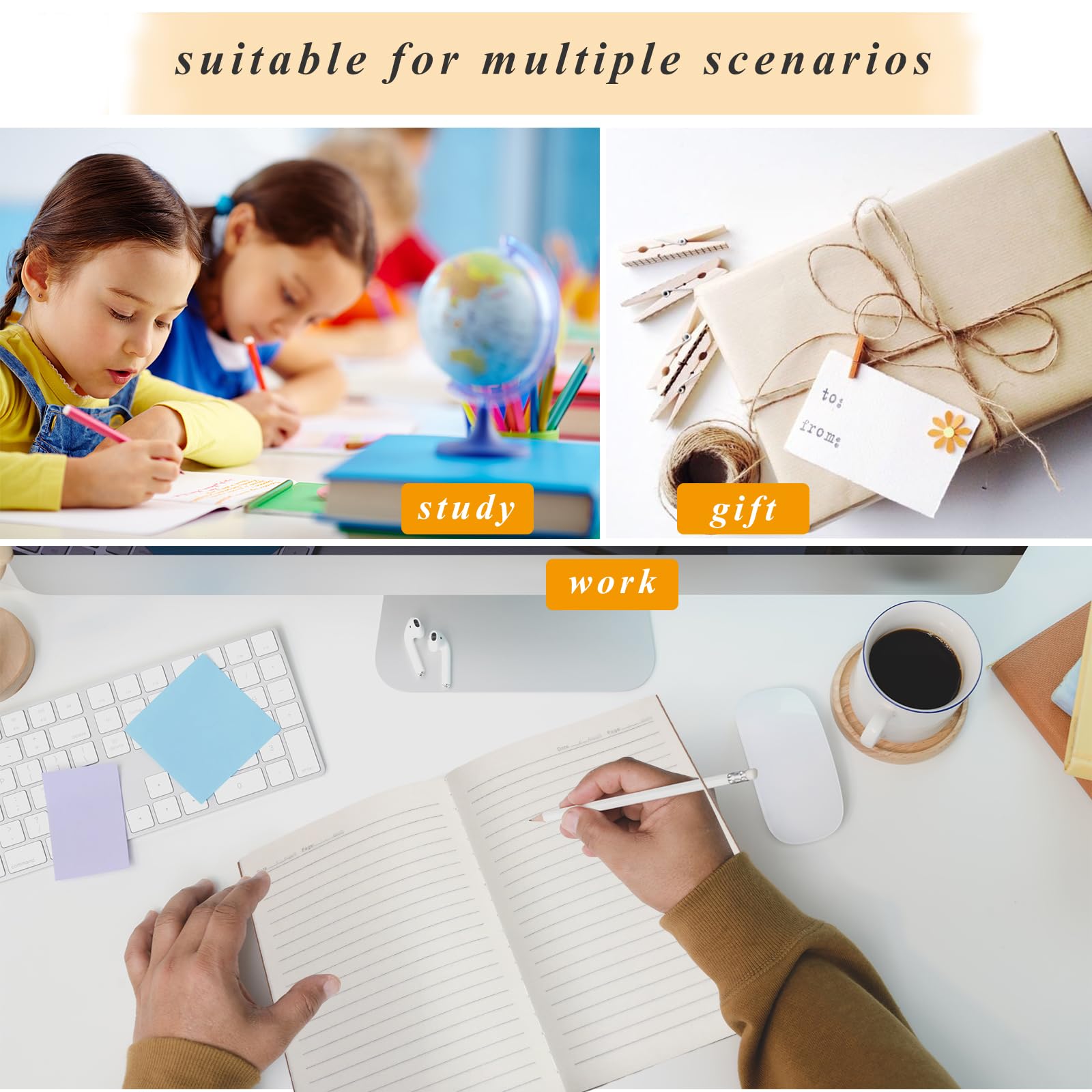 120 or 20 Pack Kraft Paper Notebook Journals A5