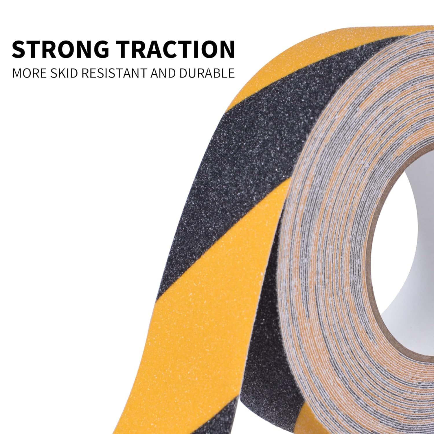 [1 Roll] Anti-Slip Safety Tape for Indoor/Outdoor, Compatible with Plastic, Wood, Ceramic, Glass, Metal