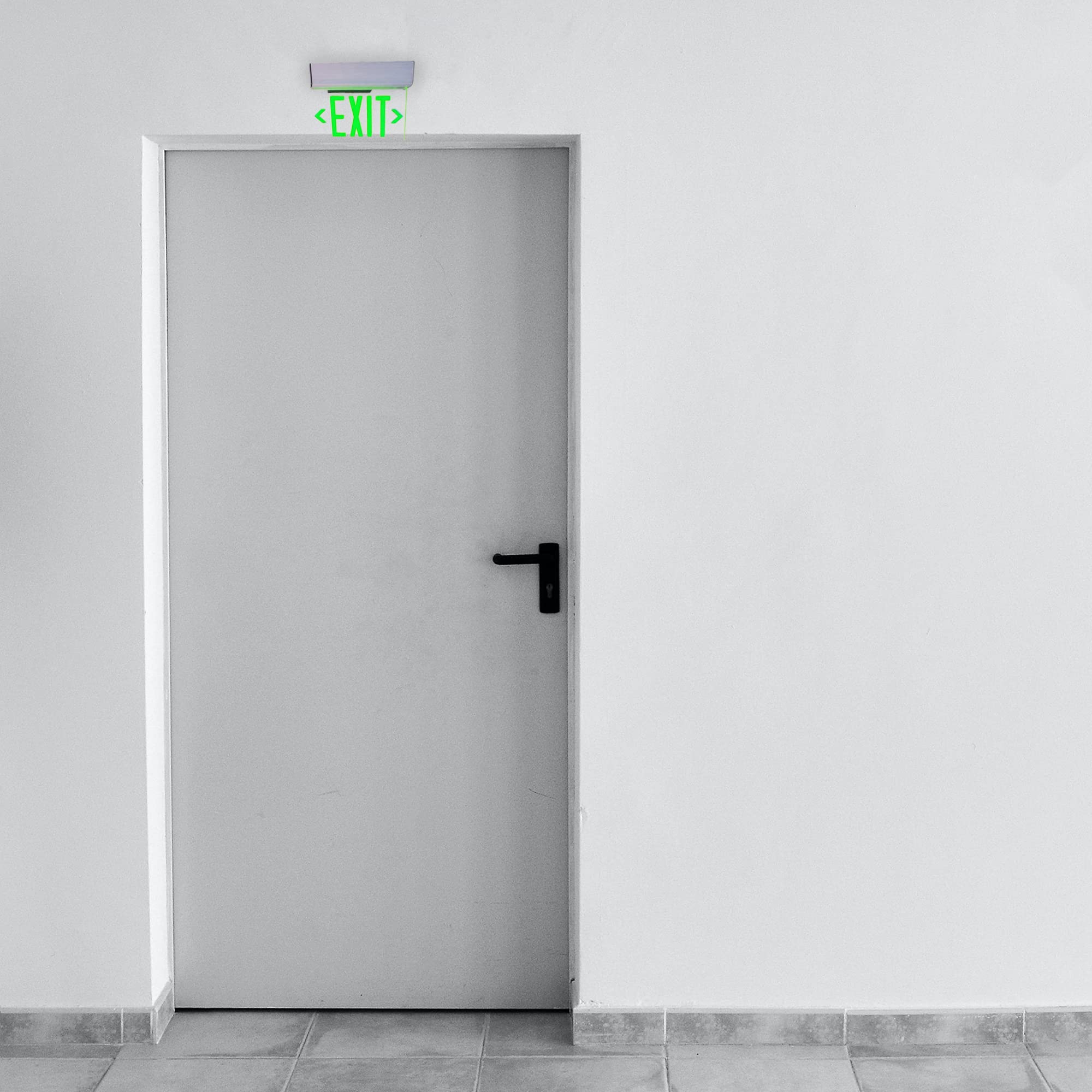 Led Exit Sign, Emergency Light up Exit Sign - 1, 2 Pack