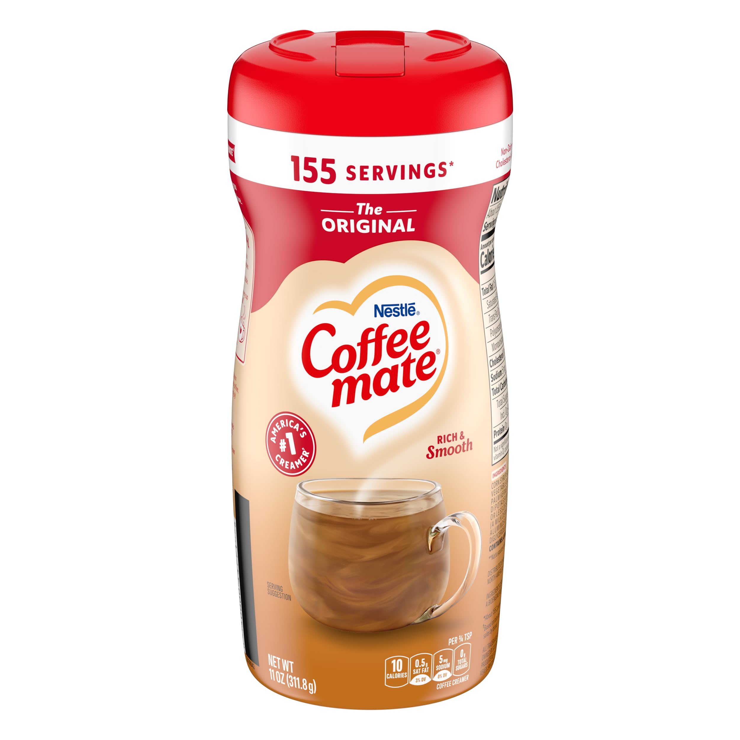 [12 Packs] Nestle Coffee Mate Creamer, Non Dairy Powder Creamer, 15 Ounces