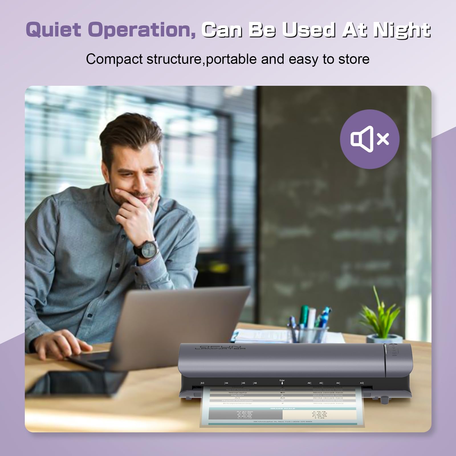 13 Inch Wide Thermal Laminator Machine 11x17 Laminator, A3/A4/A5/A6