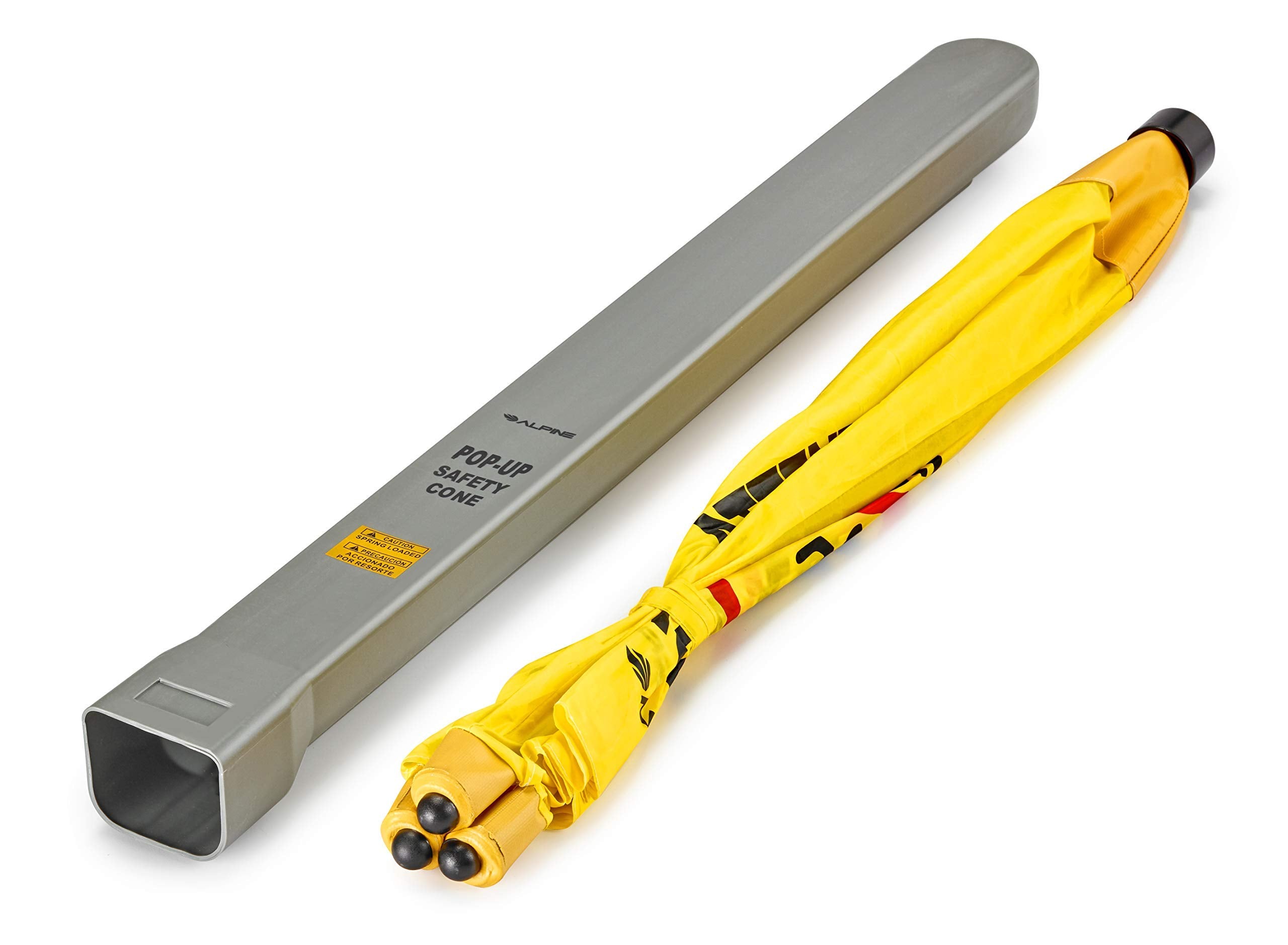 Pop-Up Wet Floor Sign - Portable Three Sided Caution Cone - 20/30 inches