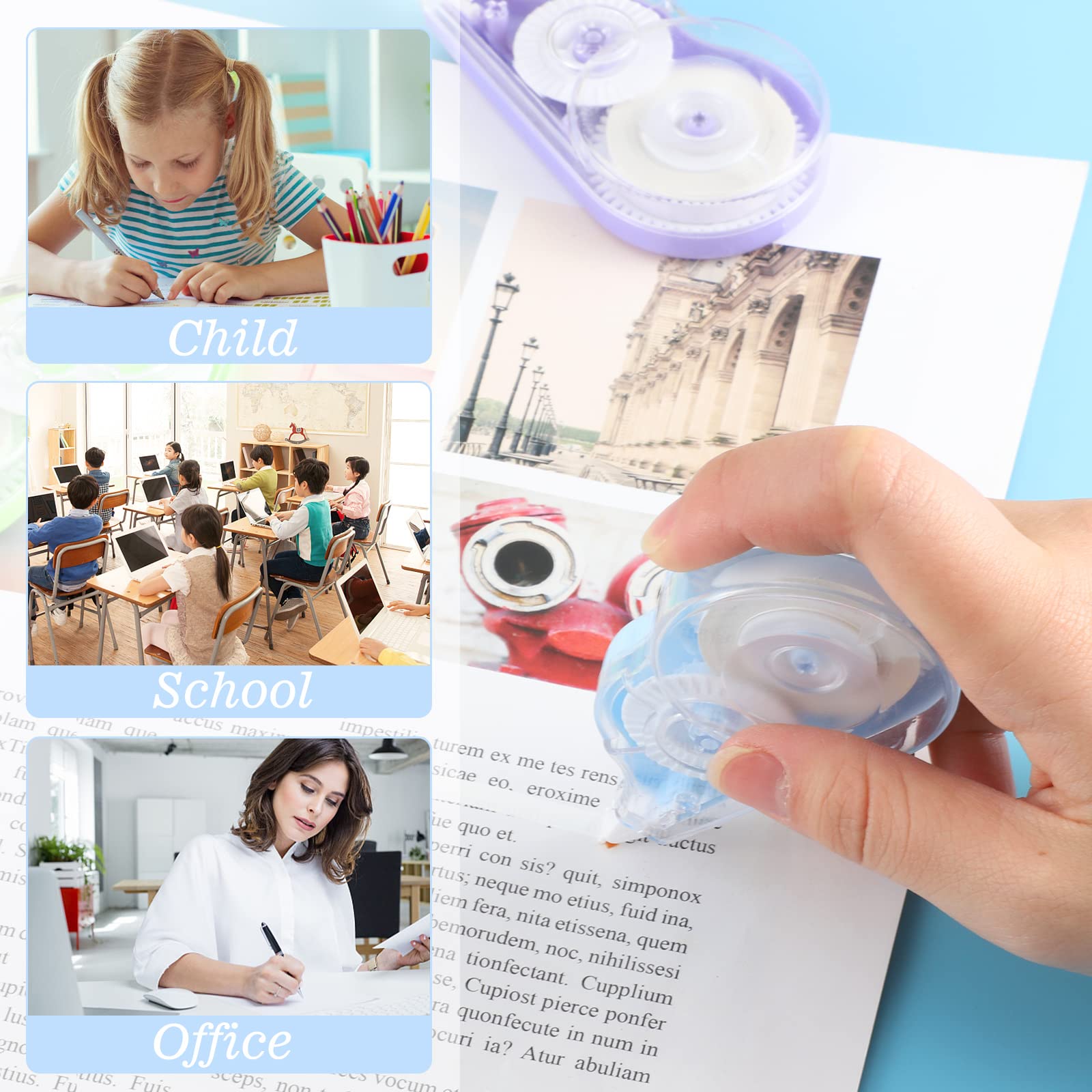 36 Count White out Tape, 39.3 Feet Each Correction Tape