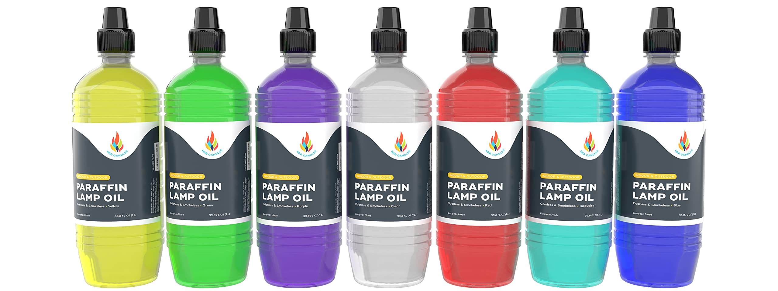 Liquid Paraffin Lamp Oil - 1 Liter 99% SMOKELESS & ODORLESS