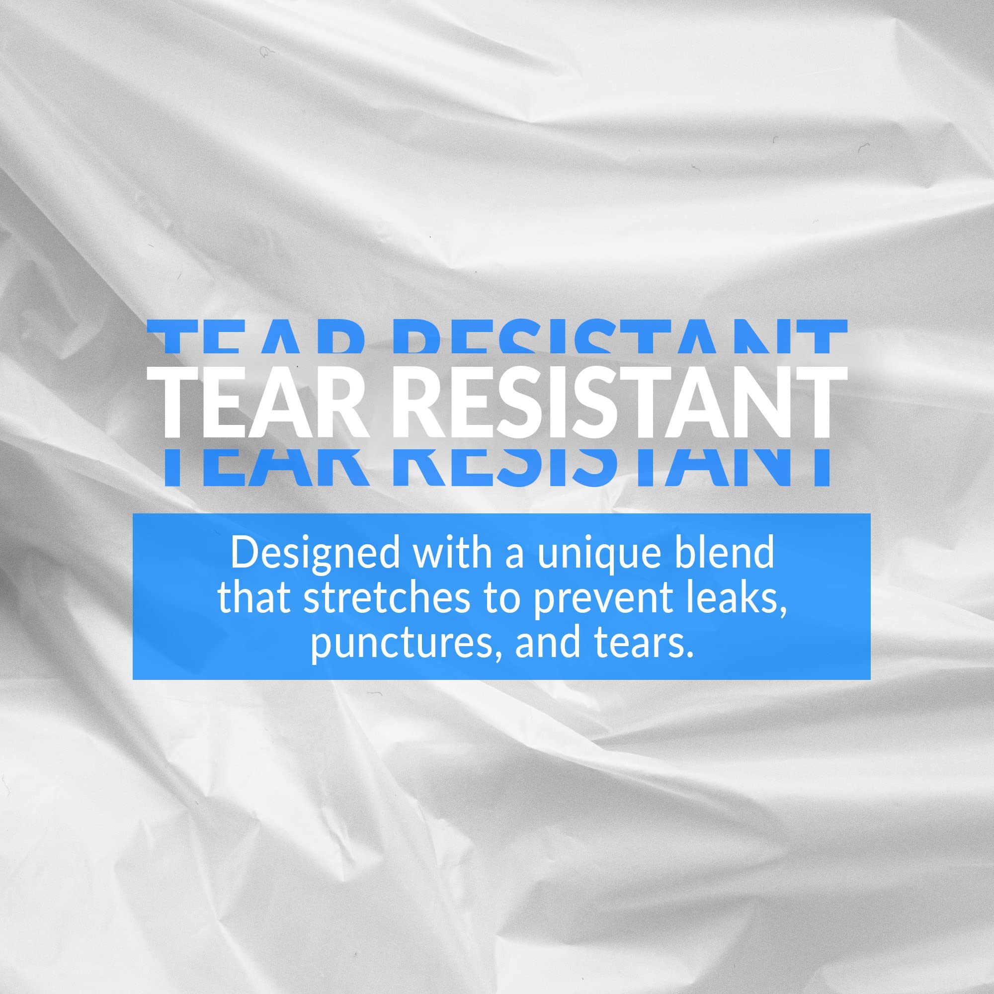 [1000 Count] SuperValue 13-16 Gallon Easy Grab Clean Trash Bags