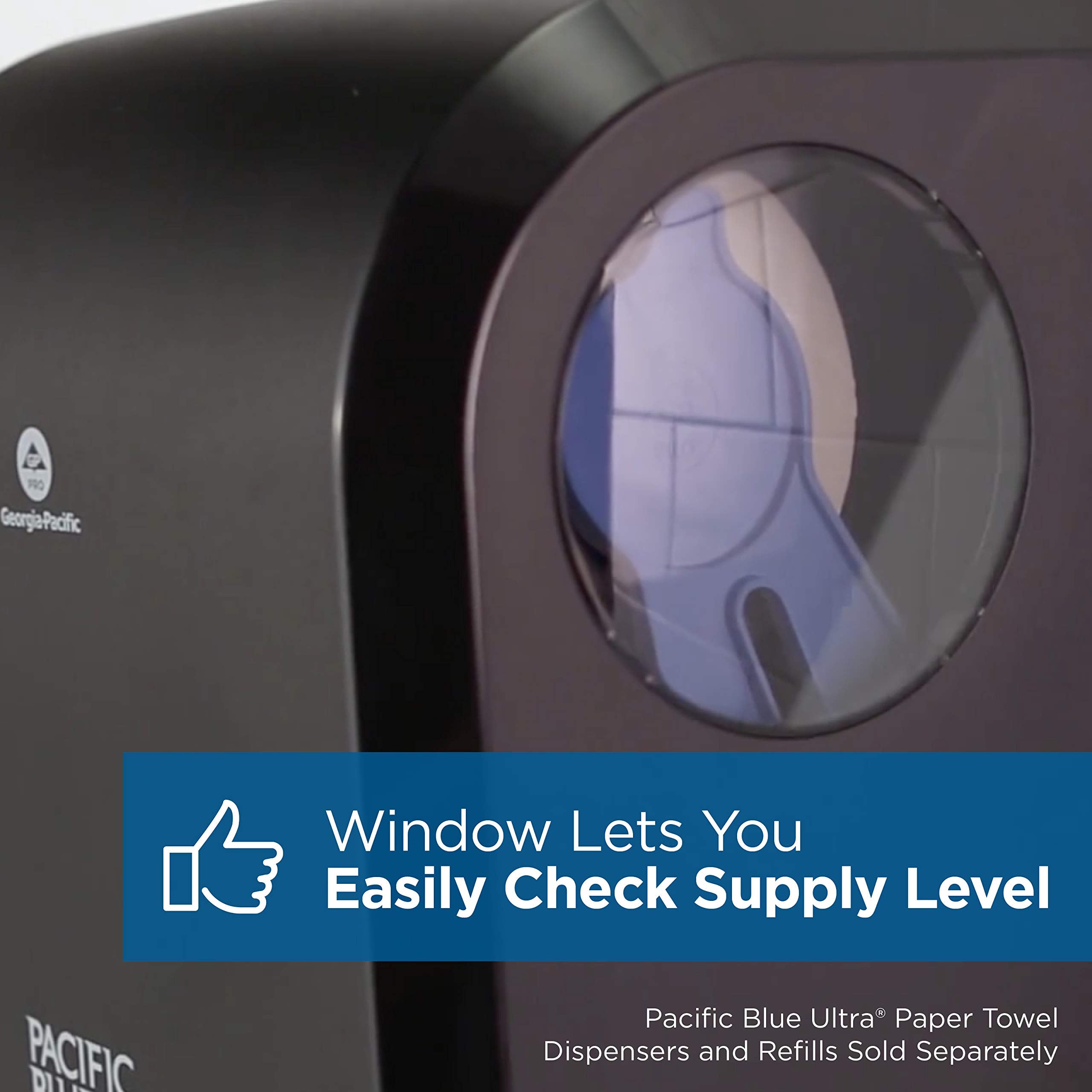 8" High-Capacity Automated Touchless Paper Towel Dispenser by GP PRO, 12.9" W x 9" D x 16" H