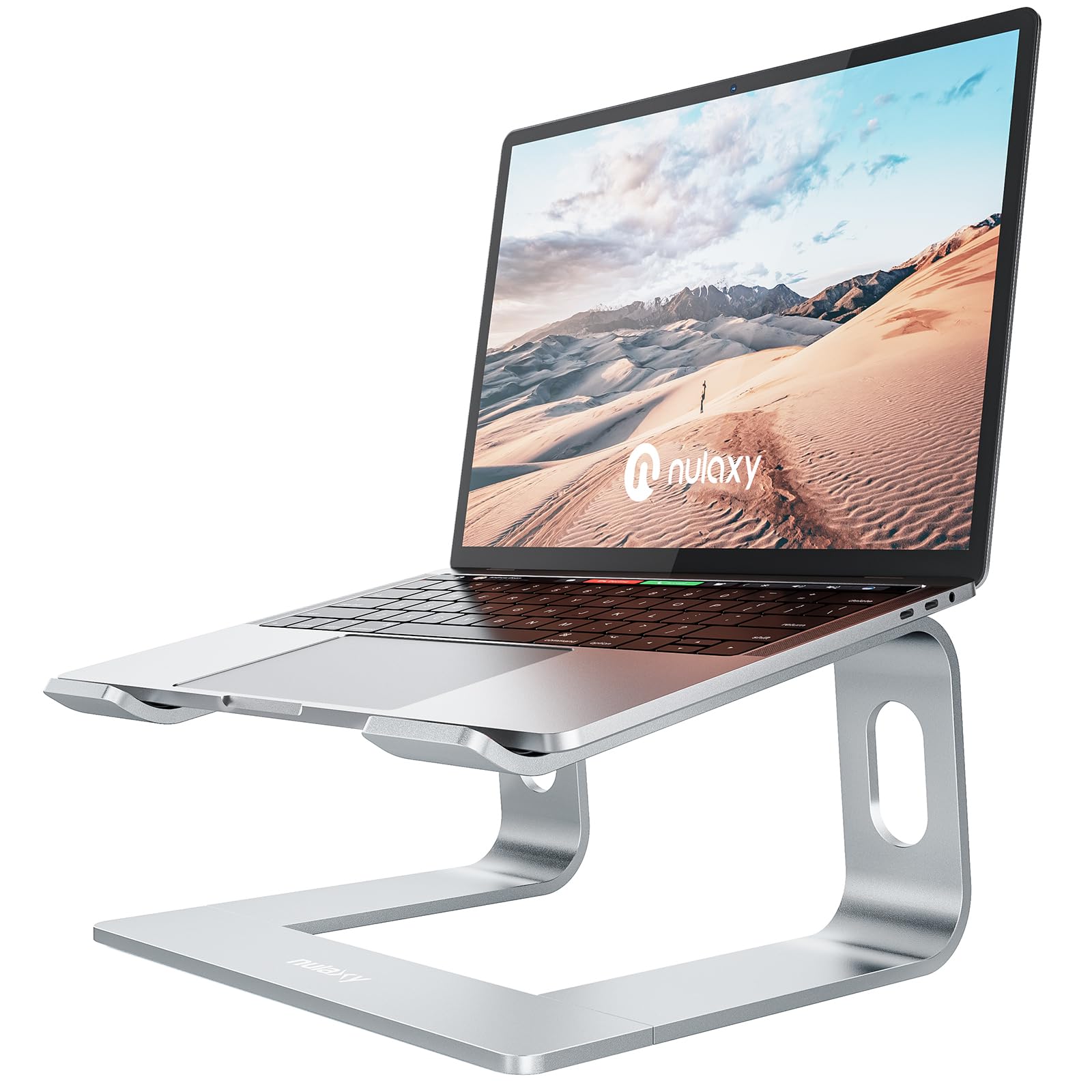 [1 PC] Detachable Ergonomic Laptop Mount Computer Stand for Desk, All 10-16" Laptops