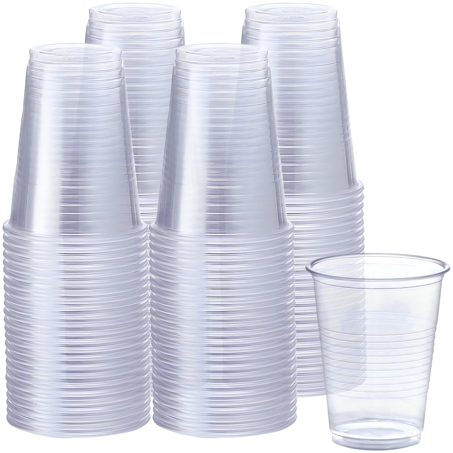 [100 CT] 7 oz. Clear Plastic Cups