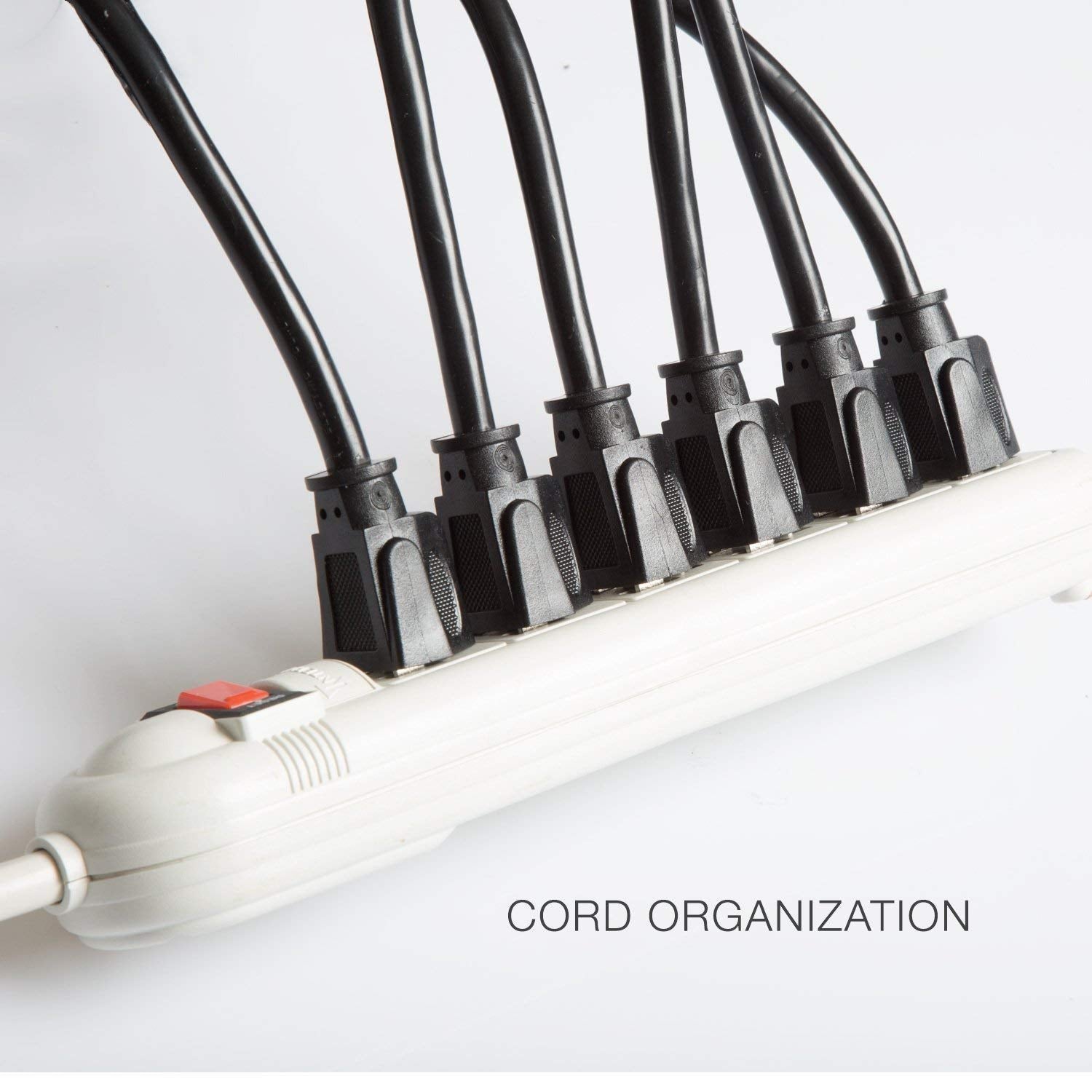 Weatherproof Outdoor Extension Cord, 16/3 SJTW Heavy Duty Black Extension Cord 3 Prong, 13 Amp Exterior Power Cable