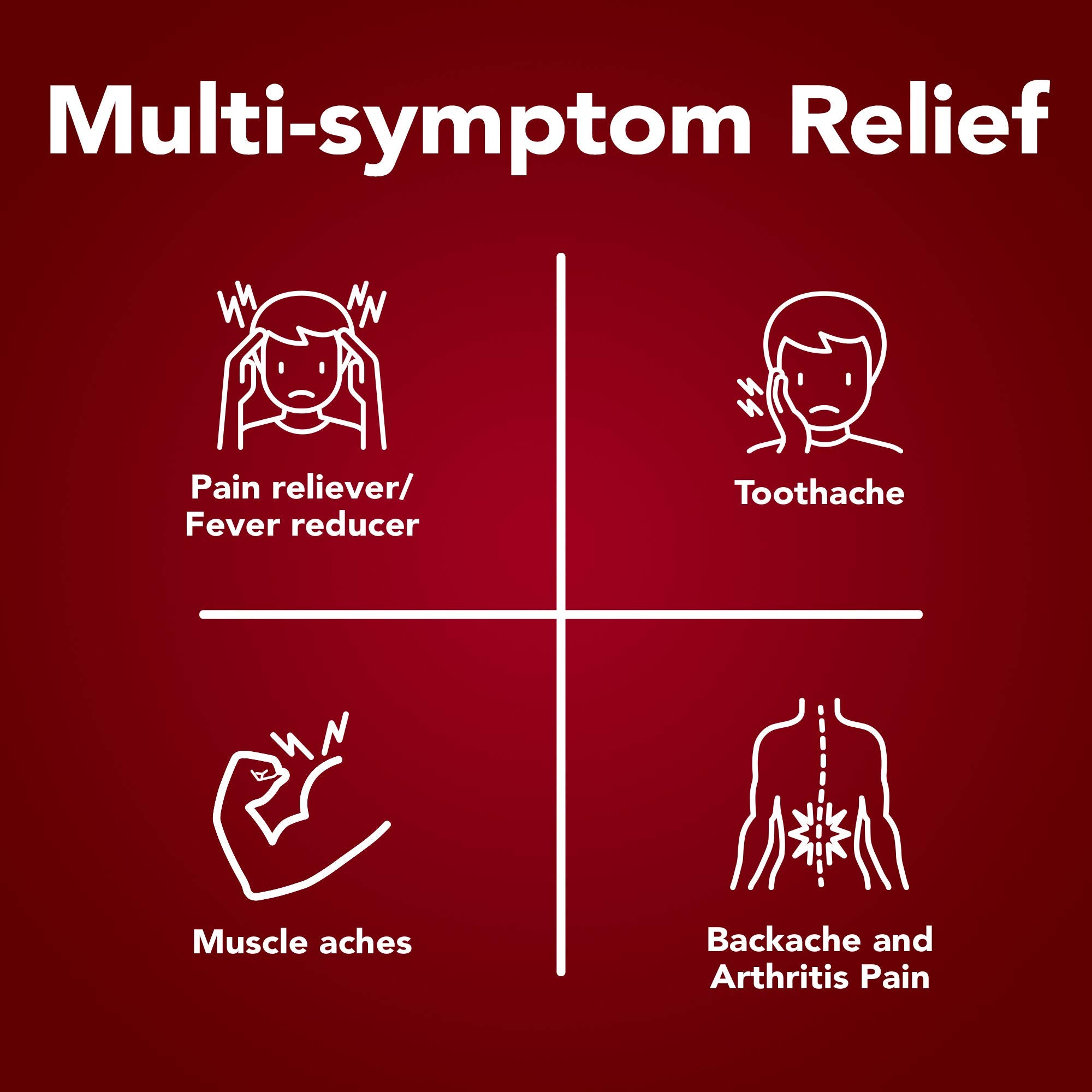 [100 Count] Extra Strength Acetaminophen Caplets 500 mg, Pain Reliever and Fever Reducer