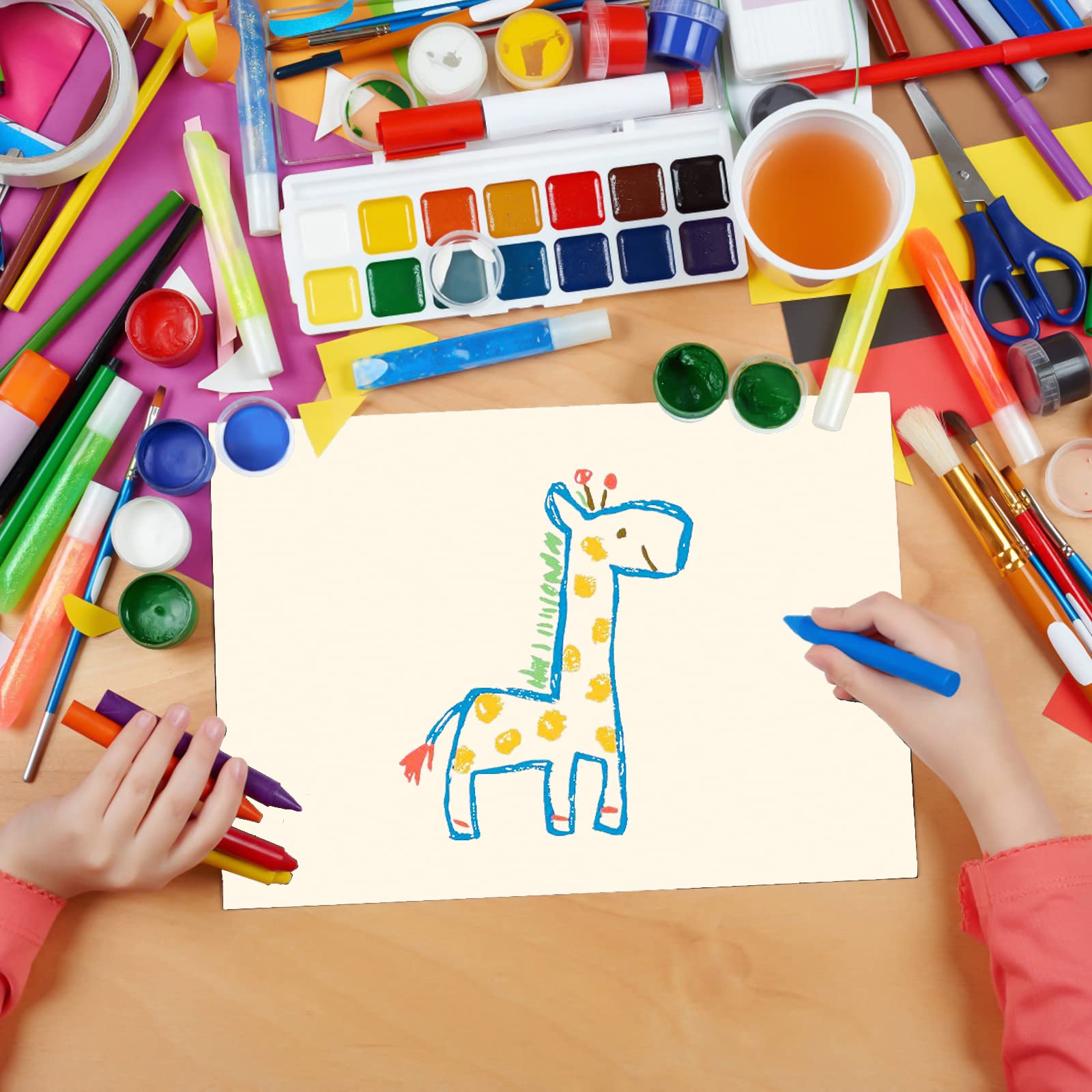 200 Sheets Printer Paper 32 lb/120 gsm Stationery Paper, Laser & Inkjet Printer Compatible (Black/Ivory/White)