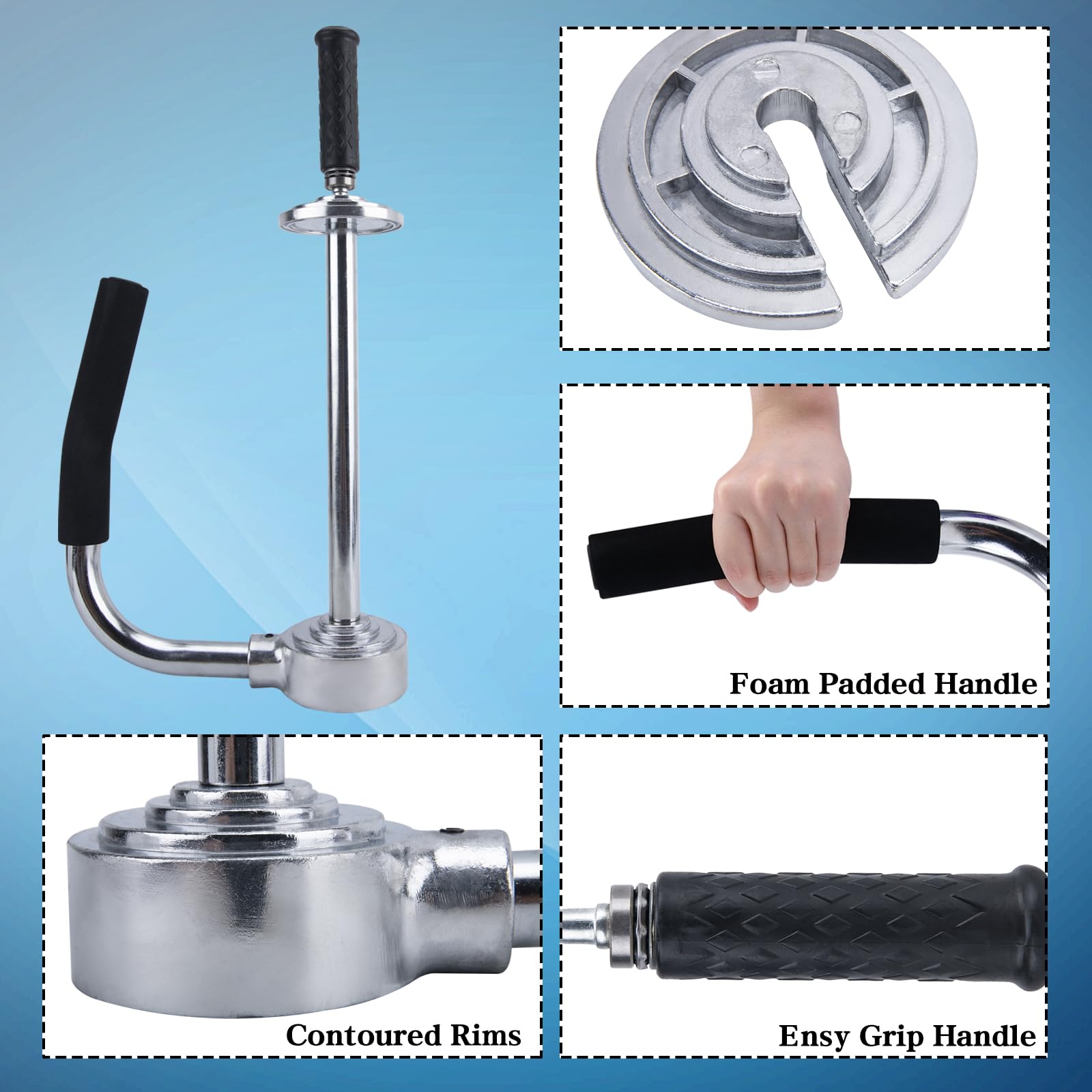 Stretch Wrap Dispenser - Adjustable Heigh 12-20 Inch Shrink Wrap Handle