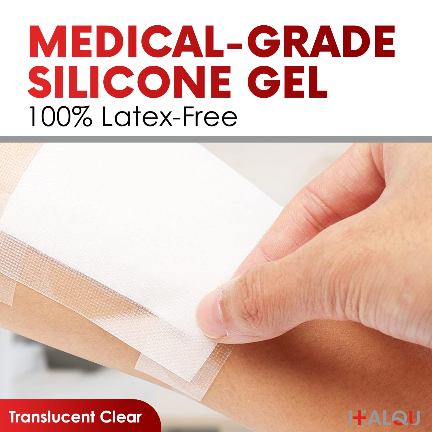 Transparent Medical Tape - Box of 12 Rolls, 1" x 10yd Surgical Tape