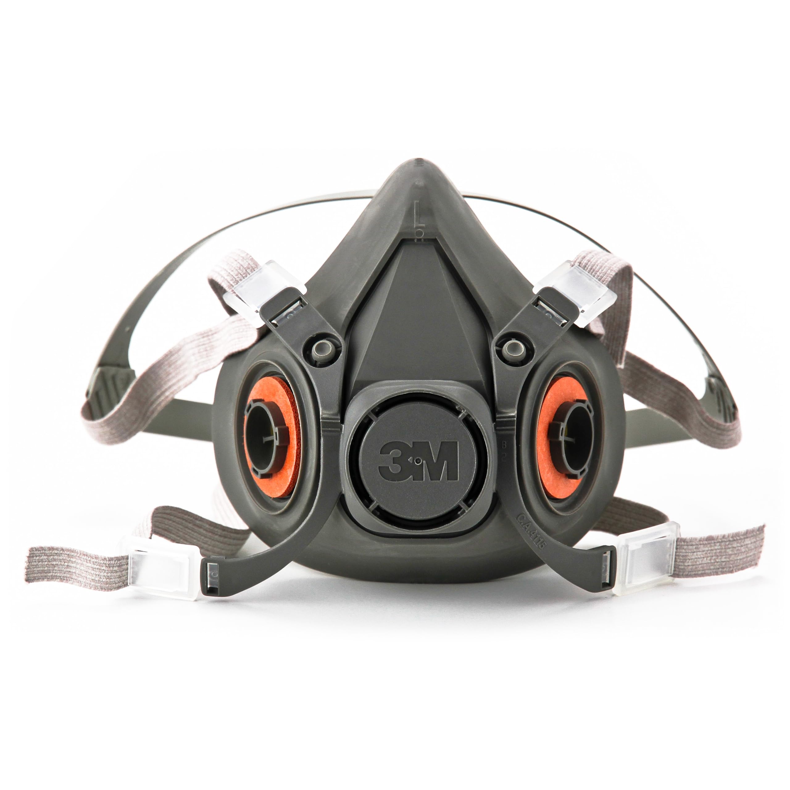 [1 PC] 3M Half Facepiece Reusable Respirator 6200, NIOSH Approved, Four-Point Harness