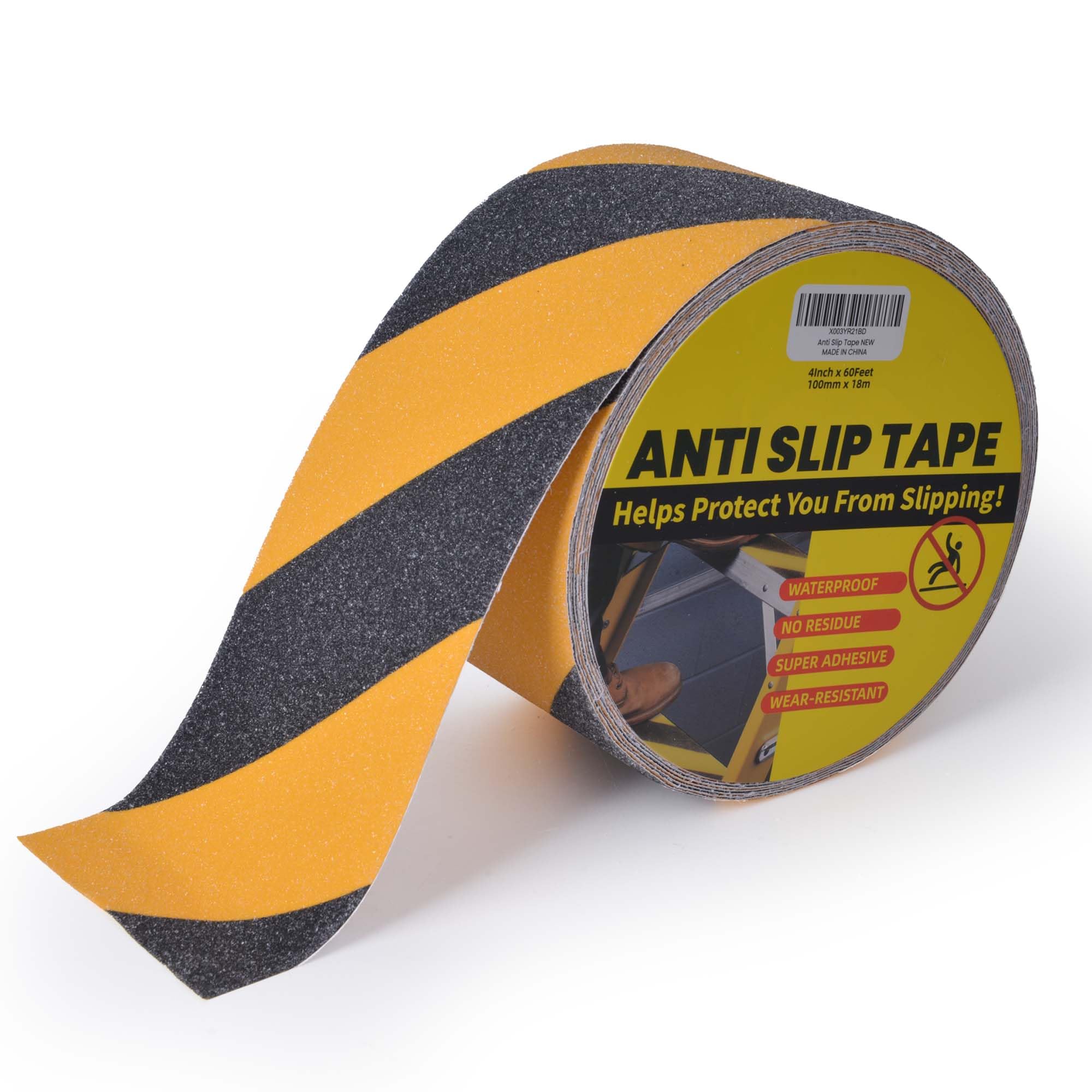 [1 Roll] Anti-Slip Safety Tape for Indoor/Outdoor, Compatible with Plastic, Wood, Ceramic, Glass, Metal