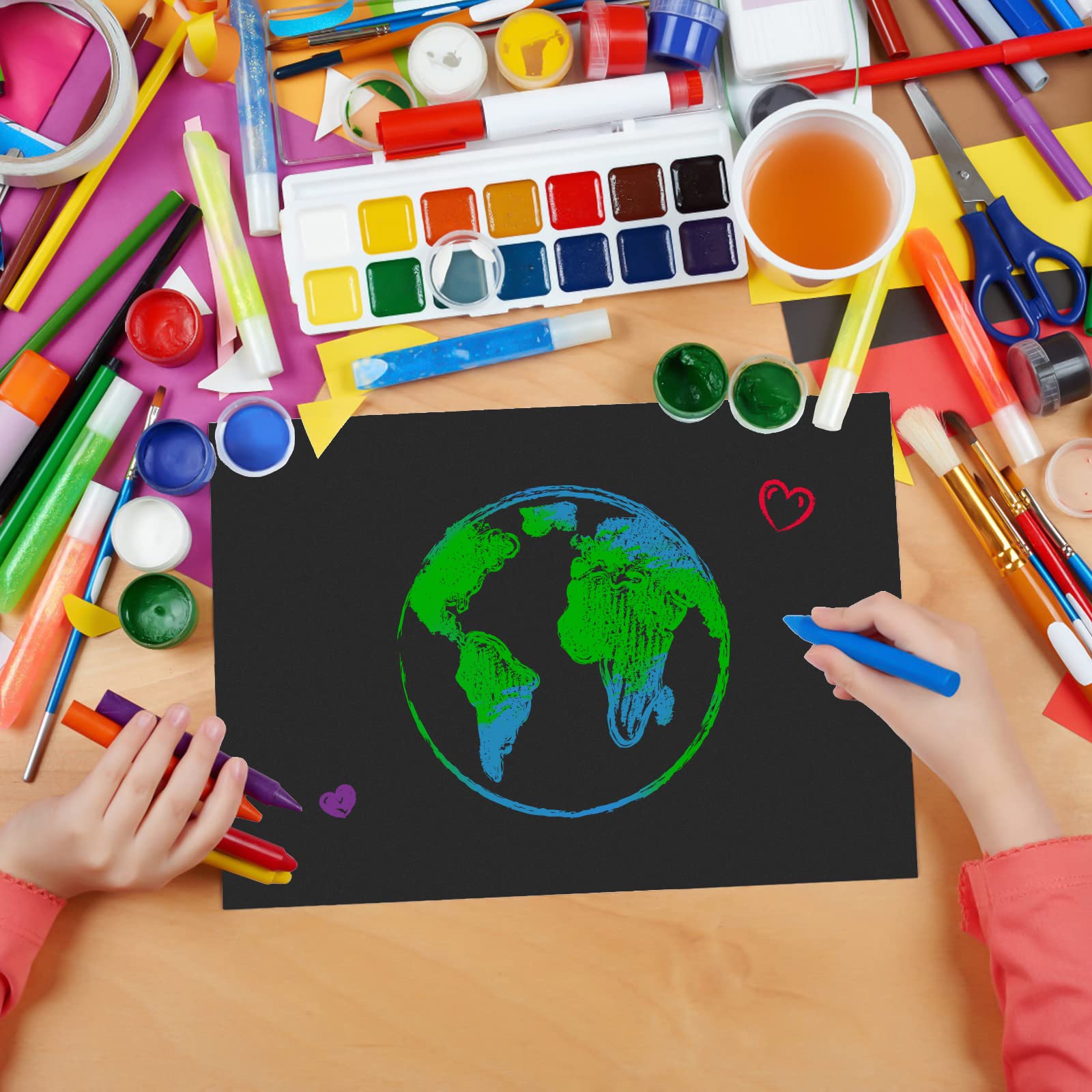 200 Sheets Printer Paper 32 lb/120 gsm Stationery Paper, Laser & Inkjet Printer Compatible (Black/Ivory/White)