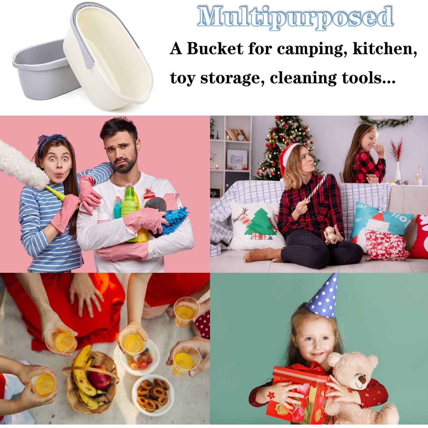 4.5 Gallon Cleaning Bucket 17.1L