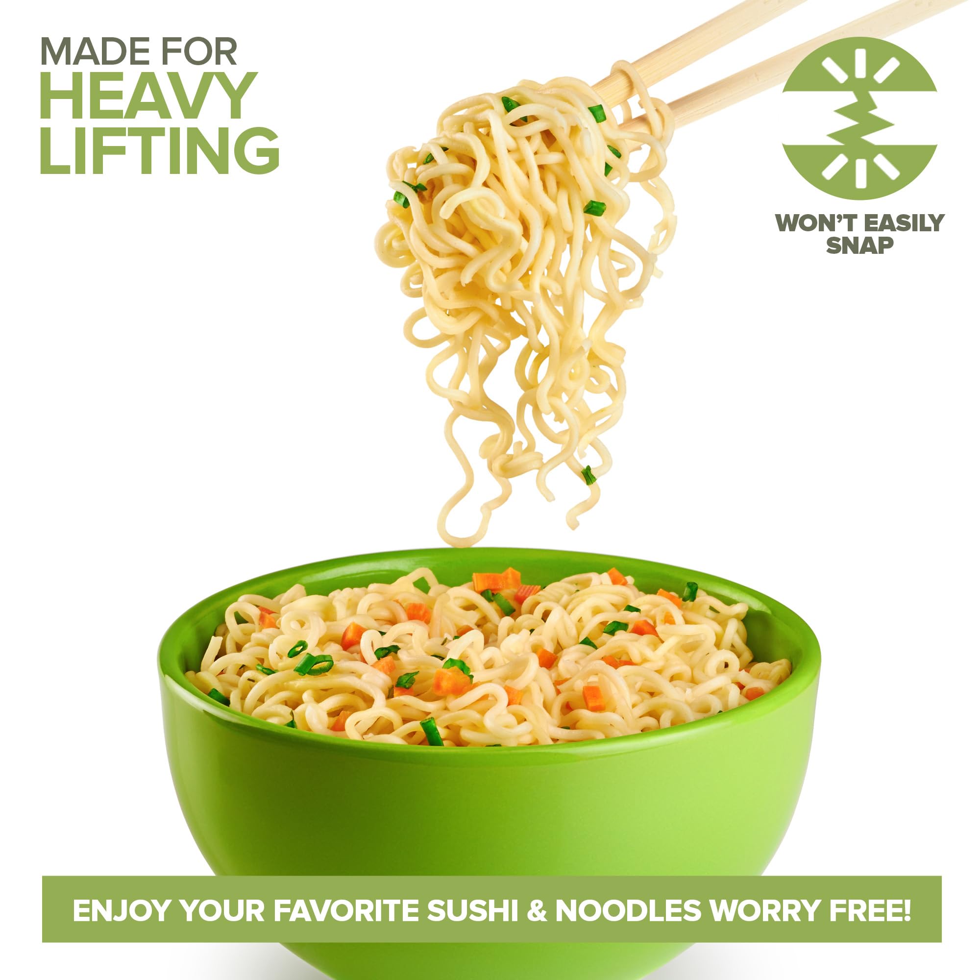 [50 / 100 / 200  Pairs] Disposable Bamboo Bulk Chopsticks