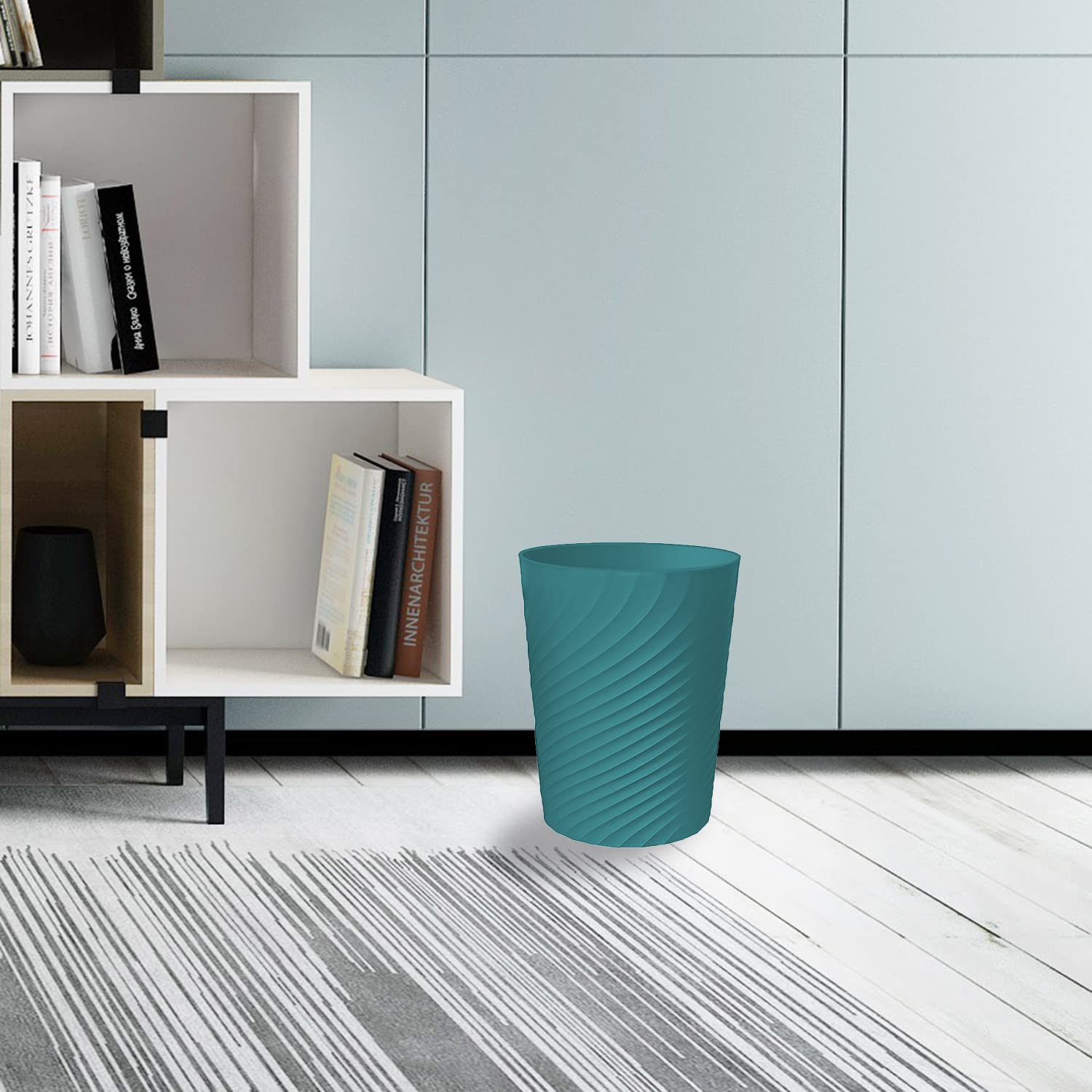 1.8 Gallon Small Trash Can Wastebasket Recycling Bin Slim Profile