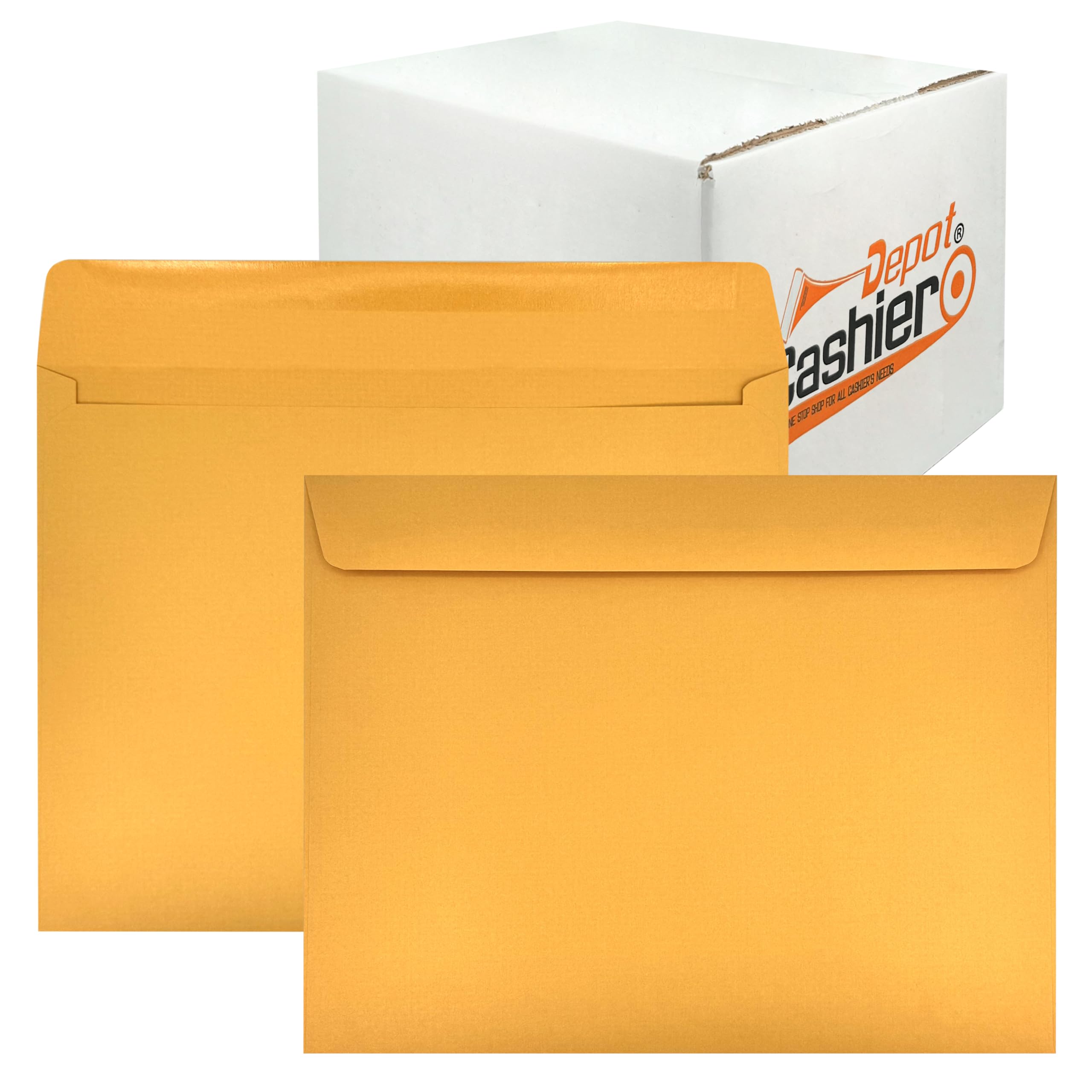 [150 Pack] 9" x 12" Booklet Envelopes (Open Side), Premium Heavy 28lb