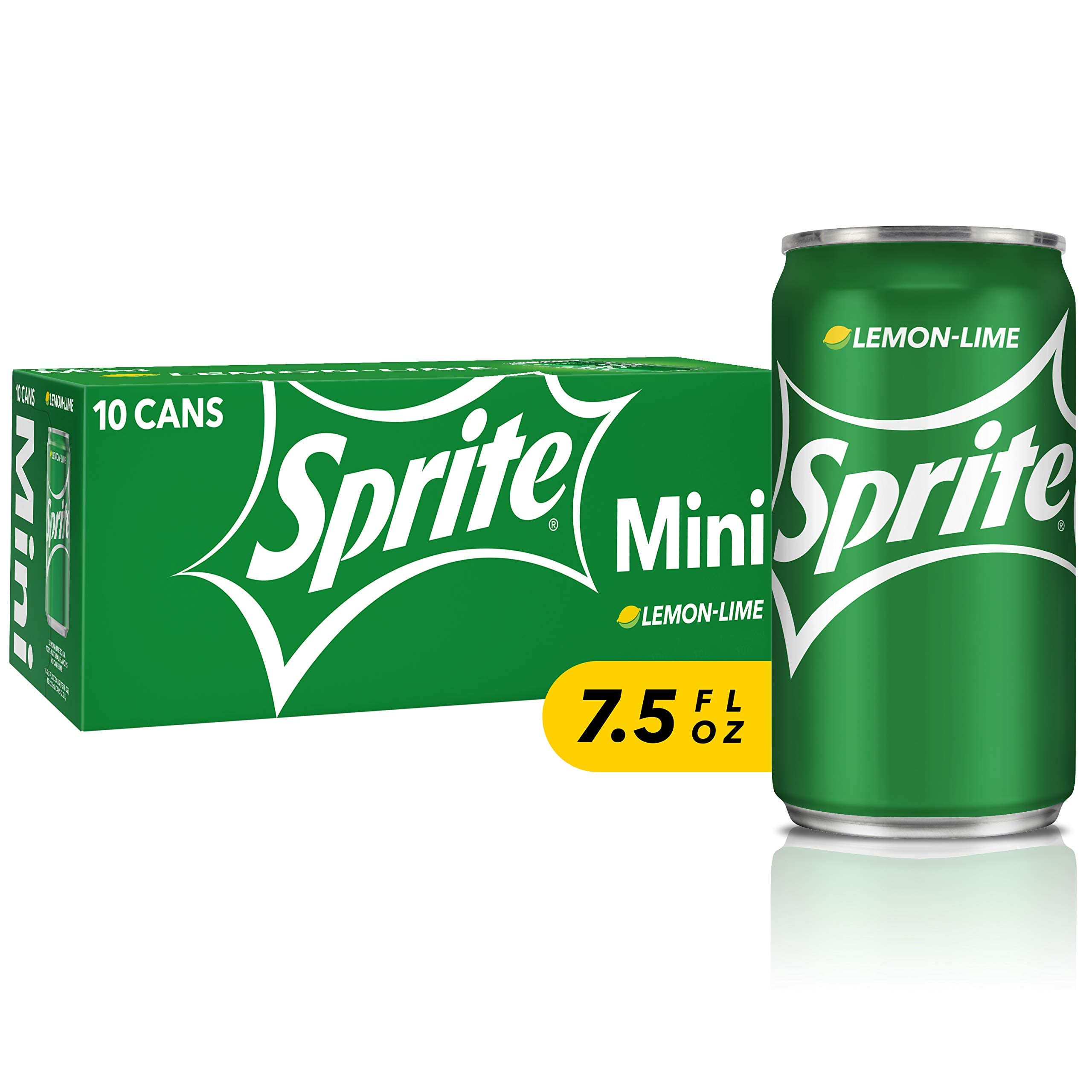 [10 Cans] Sprite Can, 7.5 FL OZ