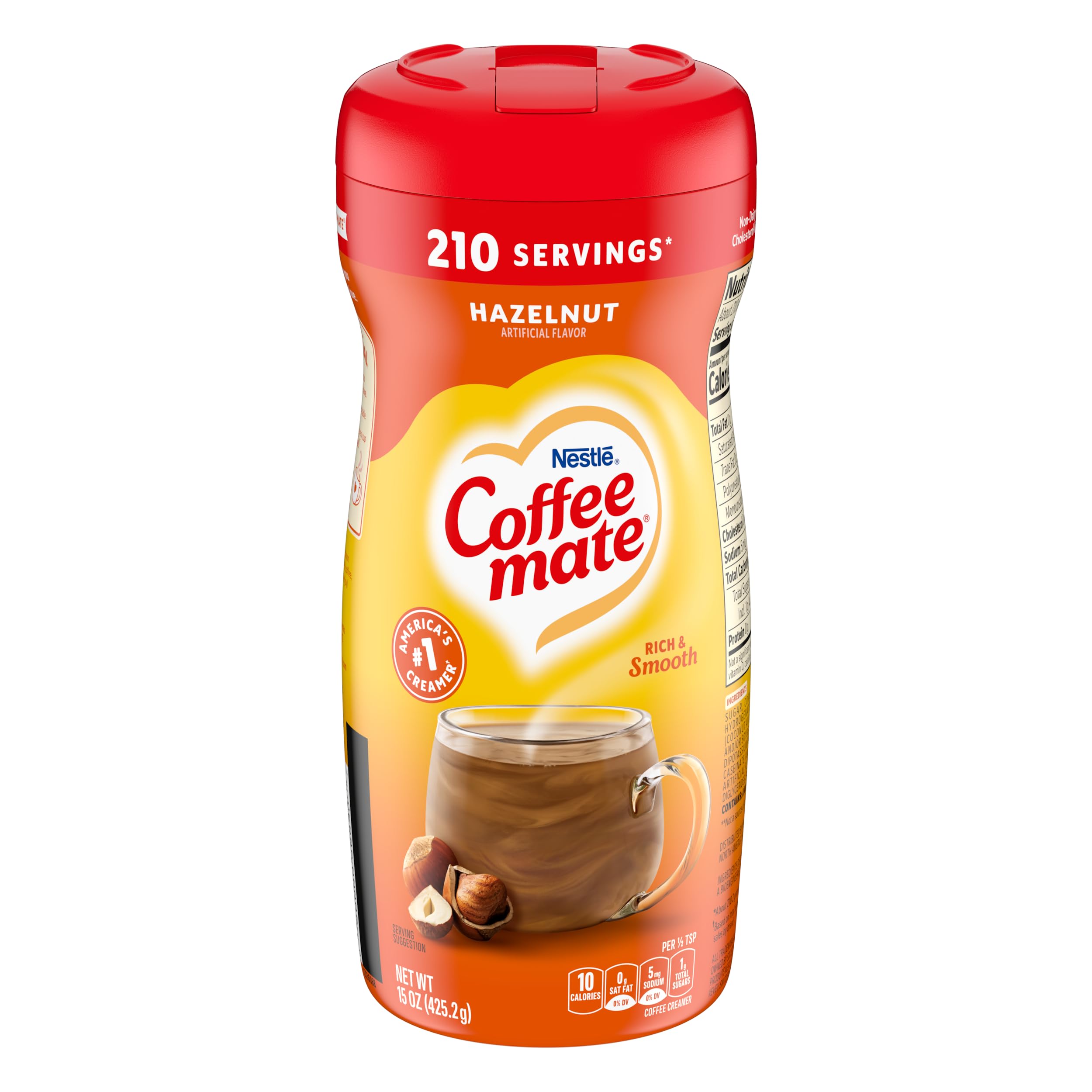 [12 Packs] Nestle Coffee Mate Creamer, Non Dairy Powder Creamer, 15 Ounces