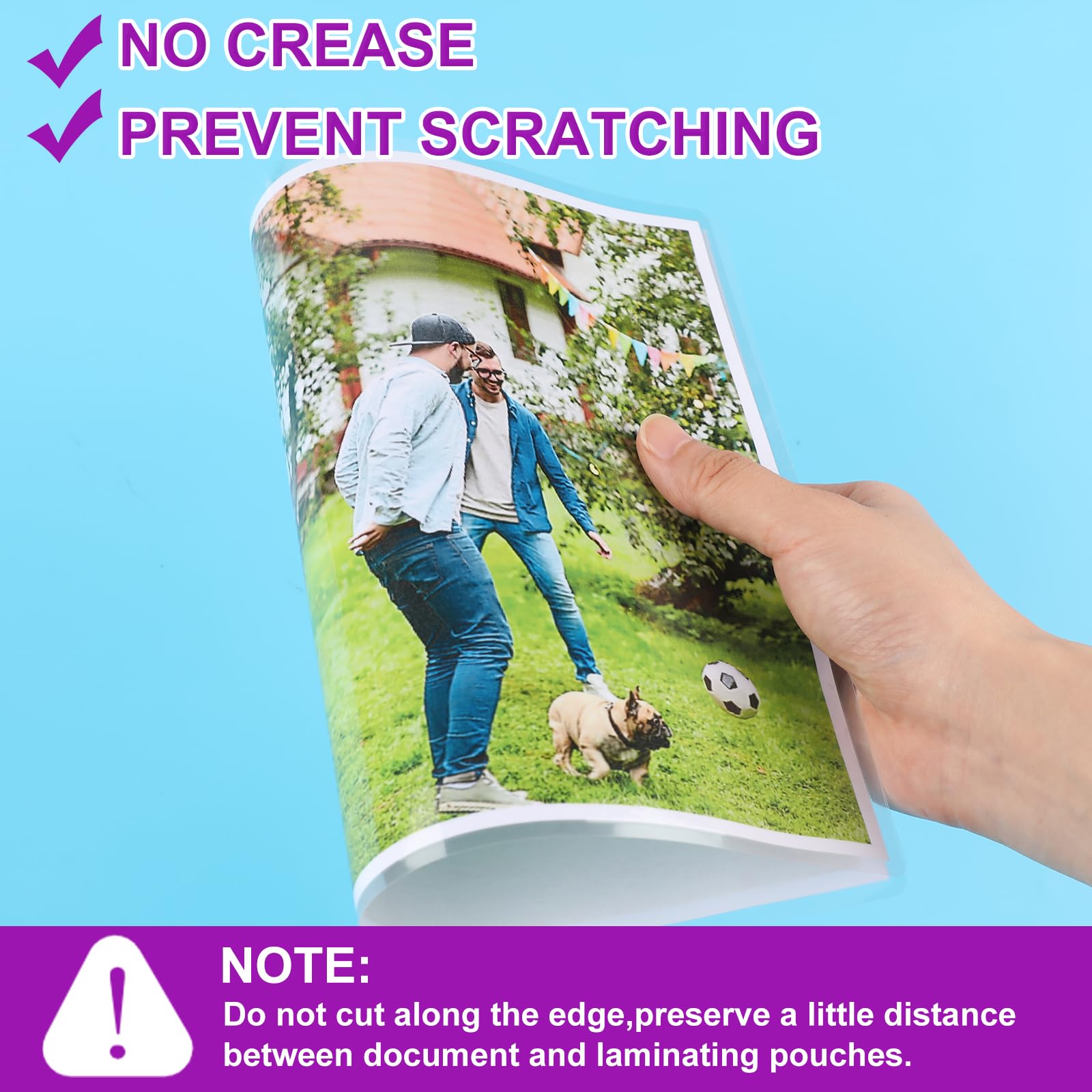 [150/300/500 Pack] Thermal Laminating Pouches, 3 Mil,9 x 11.5 Inches