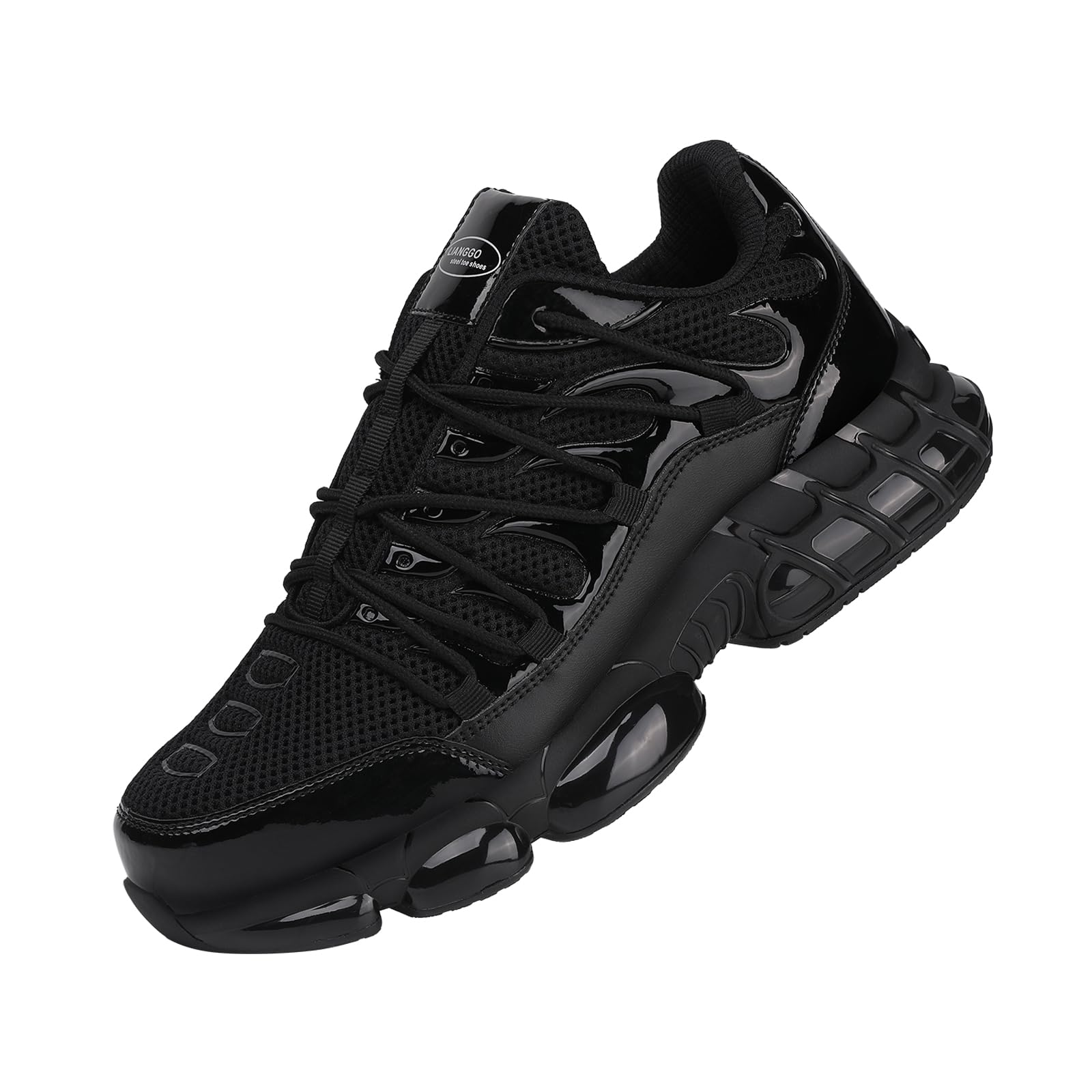 [1 Pair] Lightweight Steel Toe Sneakers, Slip Resistant, Puncture Proof